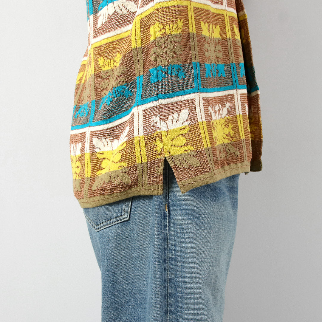 COOHEM / Hawaiian Quilt Knit Shirt