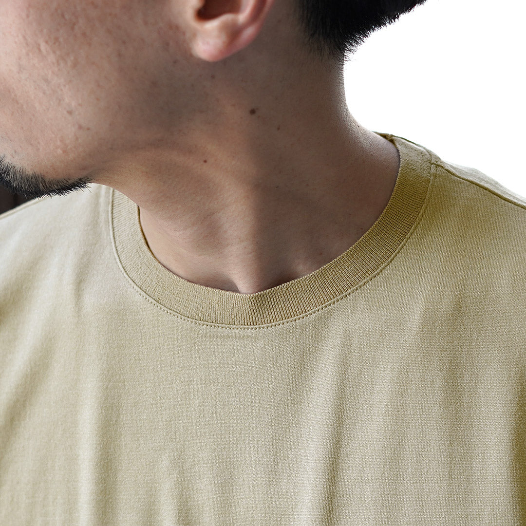 YONETOMI NEW BASIC / T-shirt habillé en laine et soie