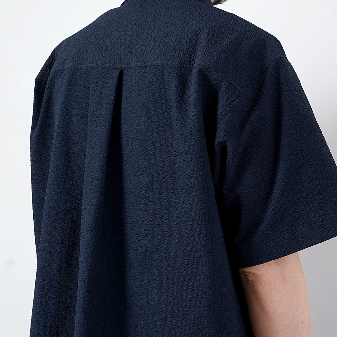 MILLE MILE / Chemise Seersucker à manches courtes
