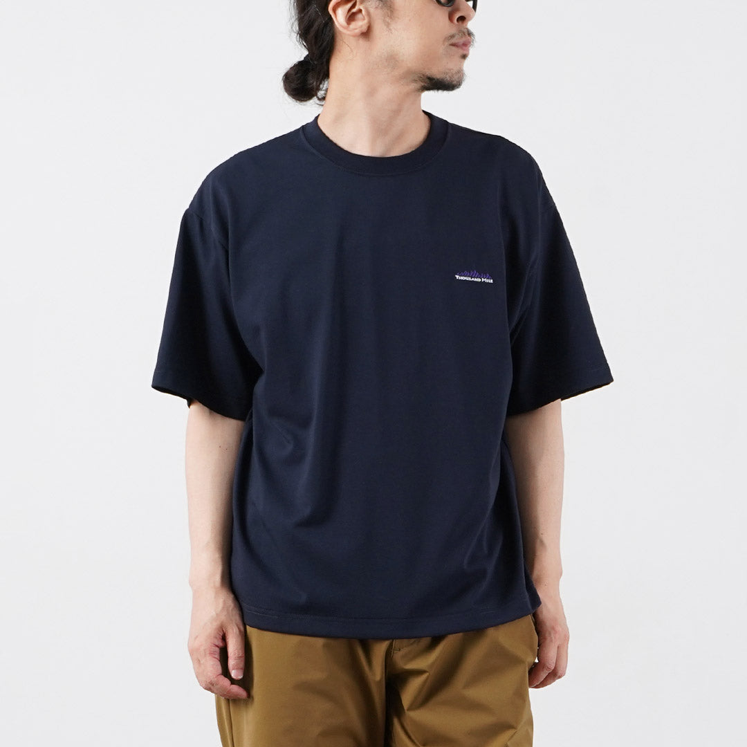 THOUSAND MILE / T/C Short-Sleeve Printed Logo T-Shirt