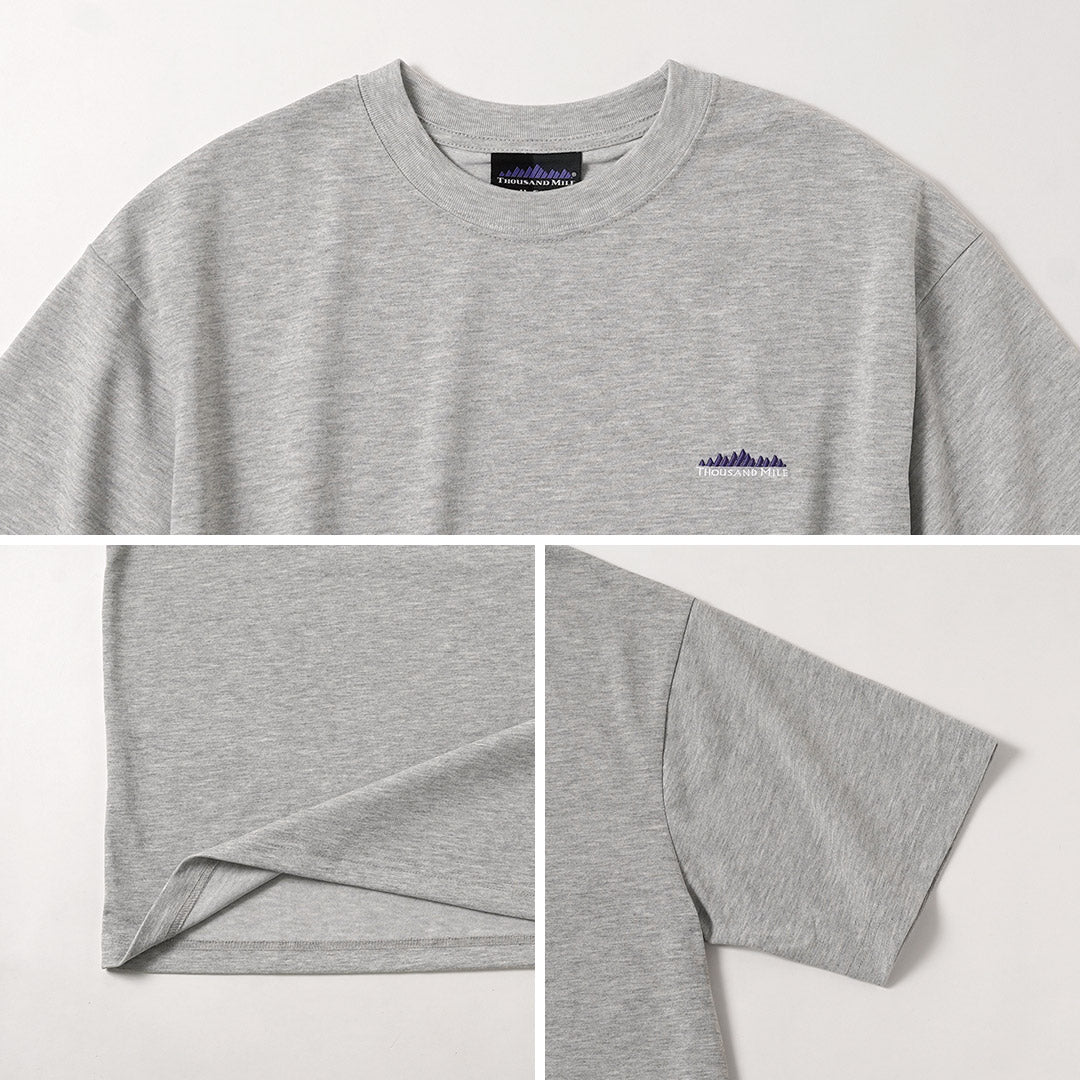 THOUSAND MILE / T/C Short-Sleeve Printed Logo T-Shirt