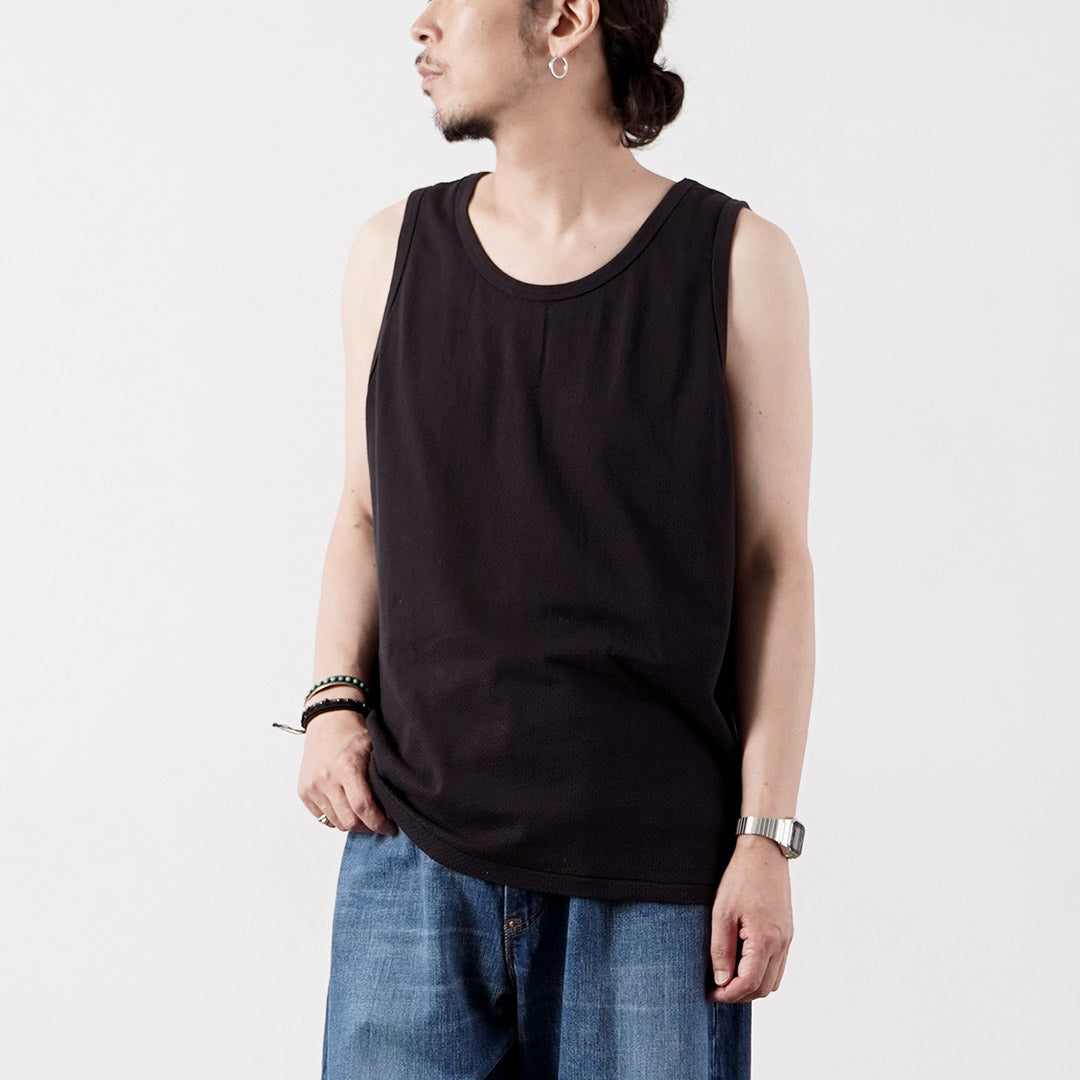 HEALTHKNIT / US Cotton Mesh Tank Top