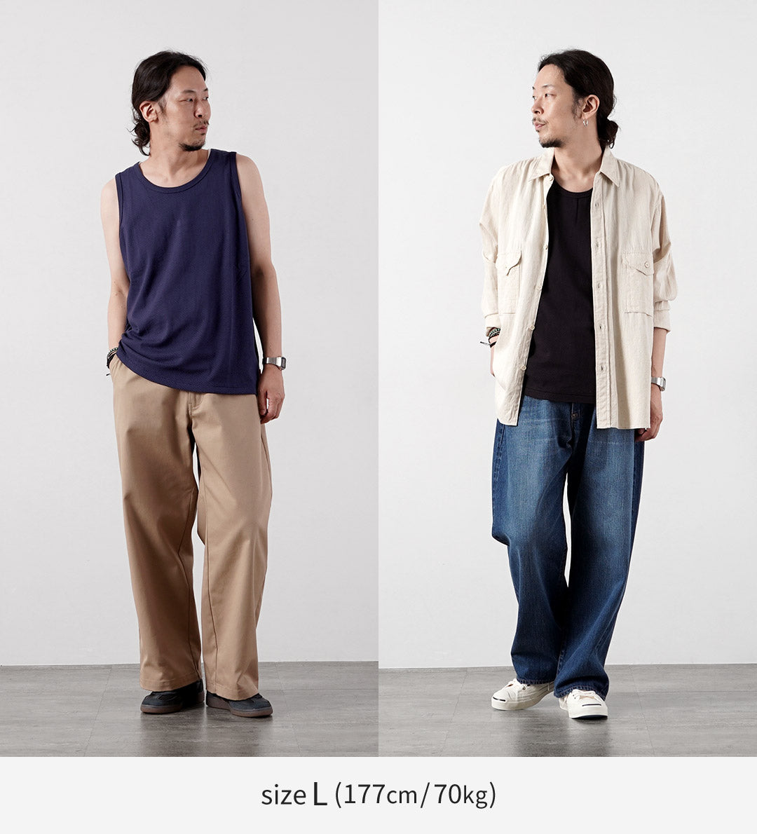 HEALTHKNIT / US Cotton Mesh Tank Top