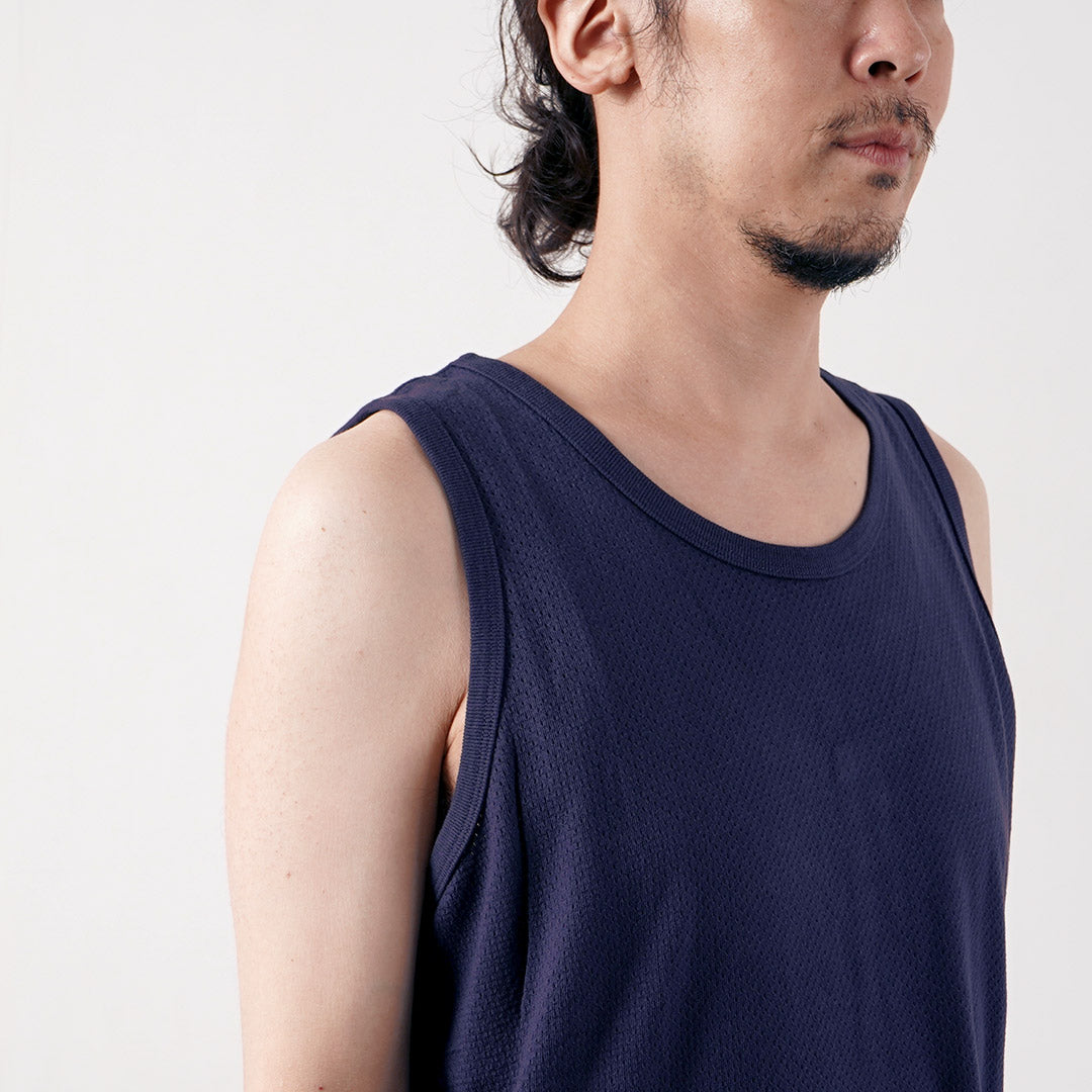 HEALTHKNIT / US Cotton Mesh Tank Top