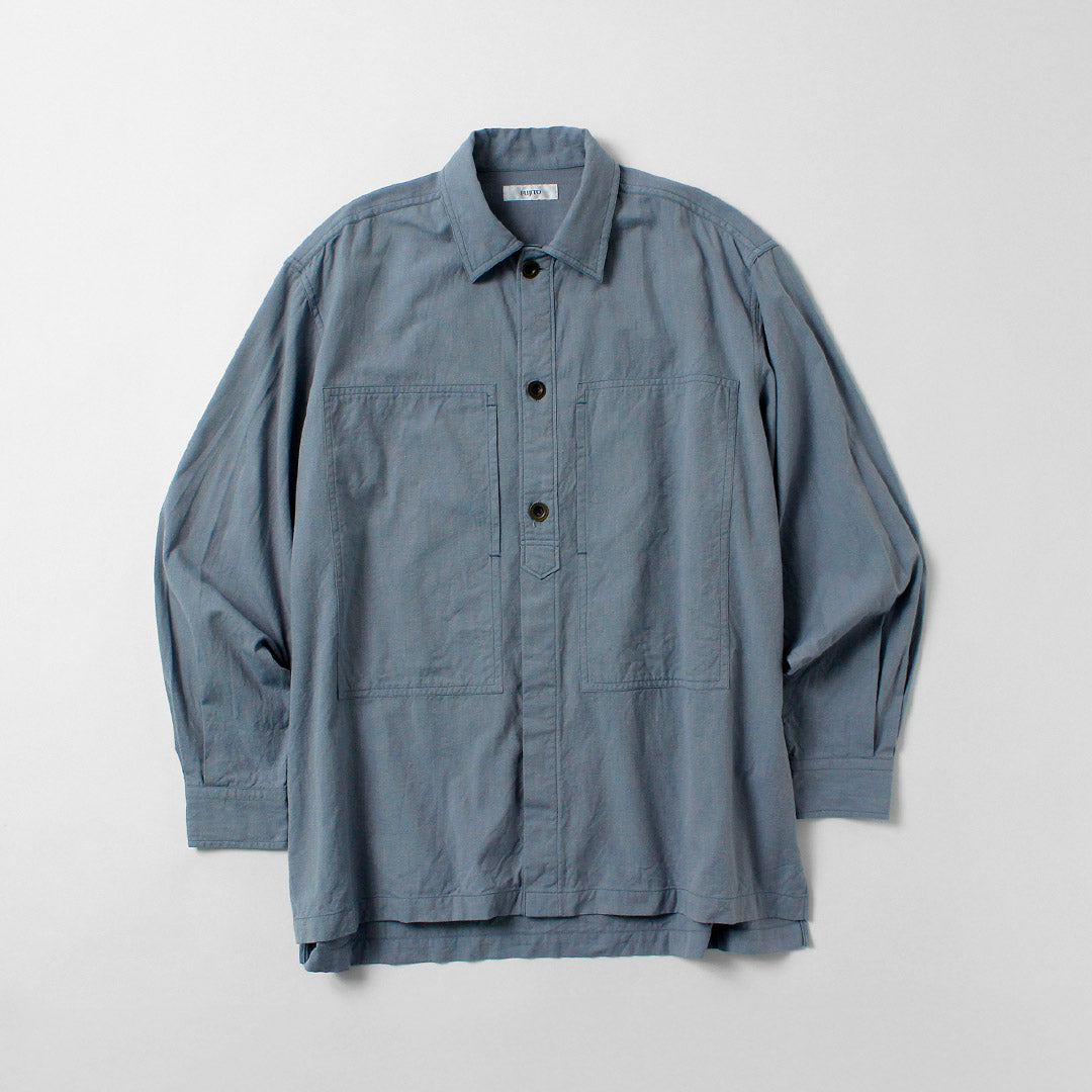 FUJITO / Chemise Army – Chambray Selvedge Chiné Torsadé