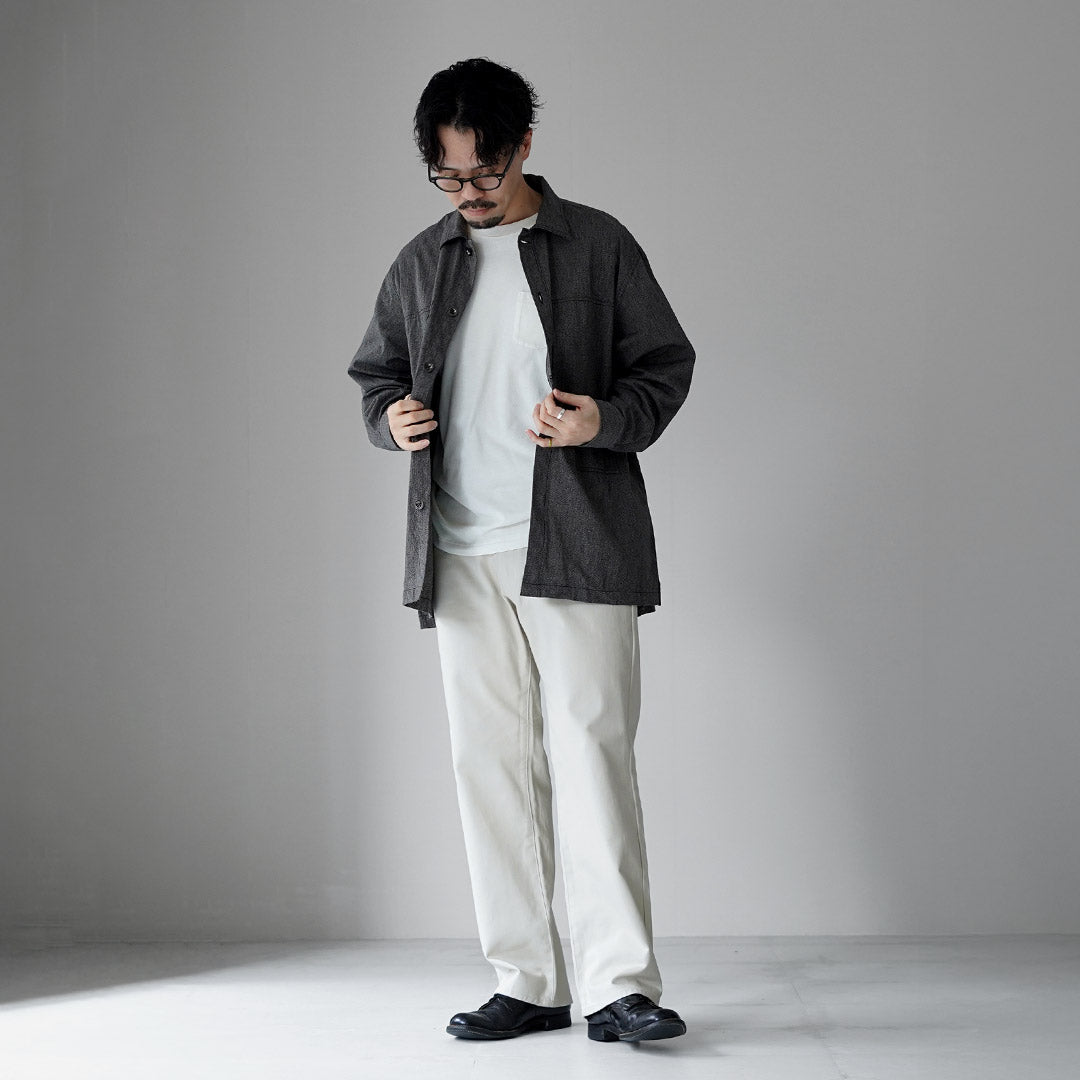 FUJITO / Chemise Army – Chambray Selvedge Chiné Torsadé