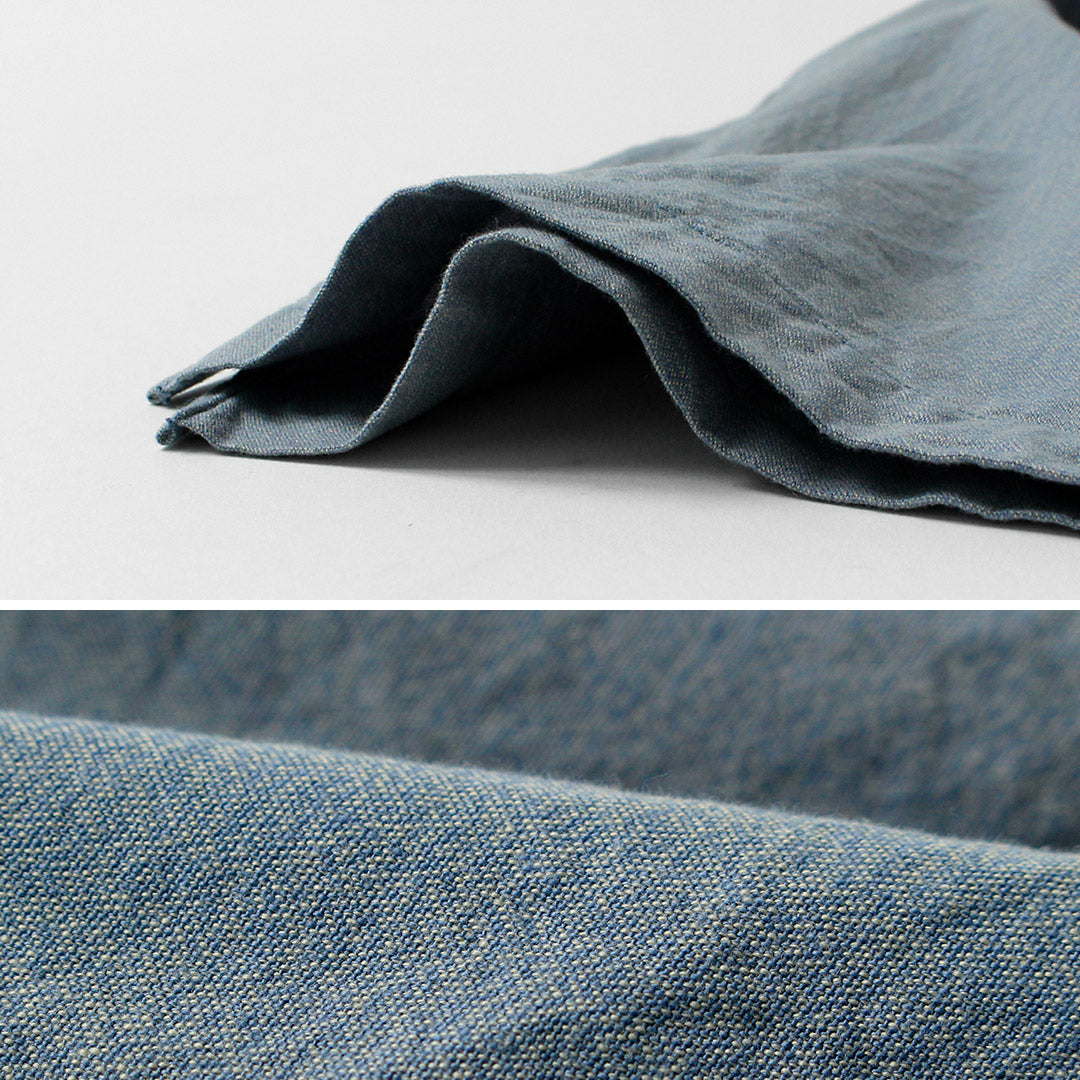 FUJITO / Chemise Army – Chambray Selvedge Chiné Torsadé