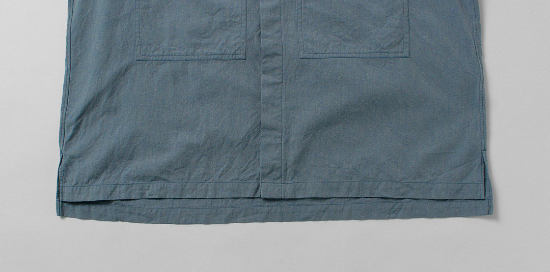 FUJITO / Chemise Army – Chambray Selvedge Chiné Torsadé