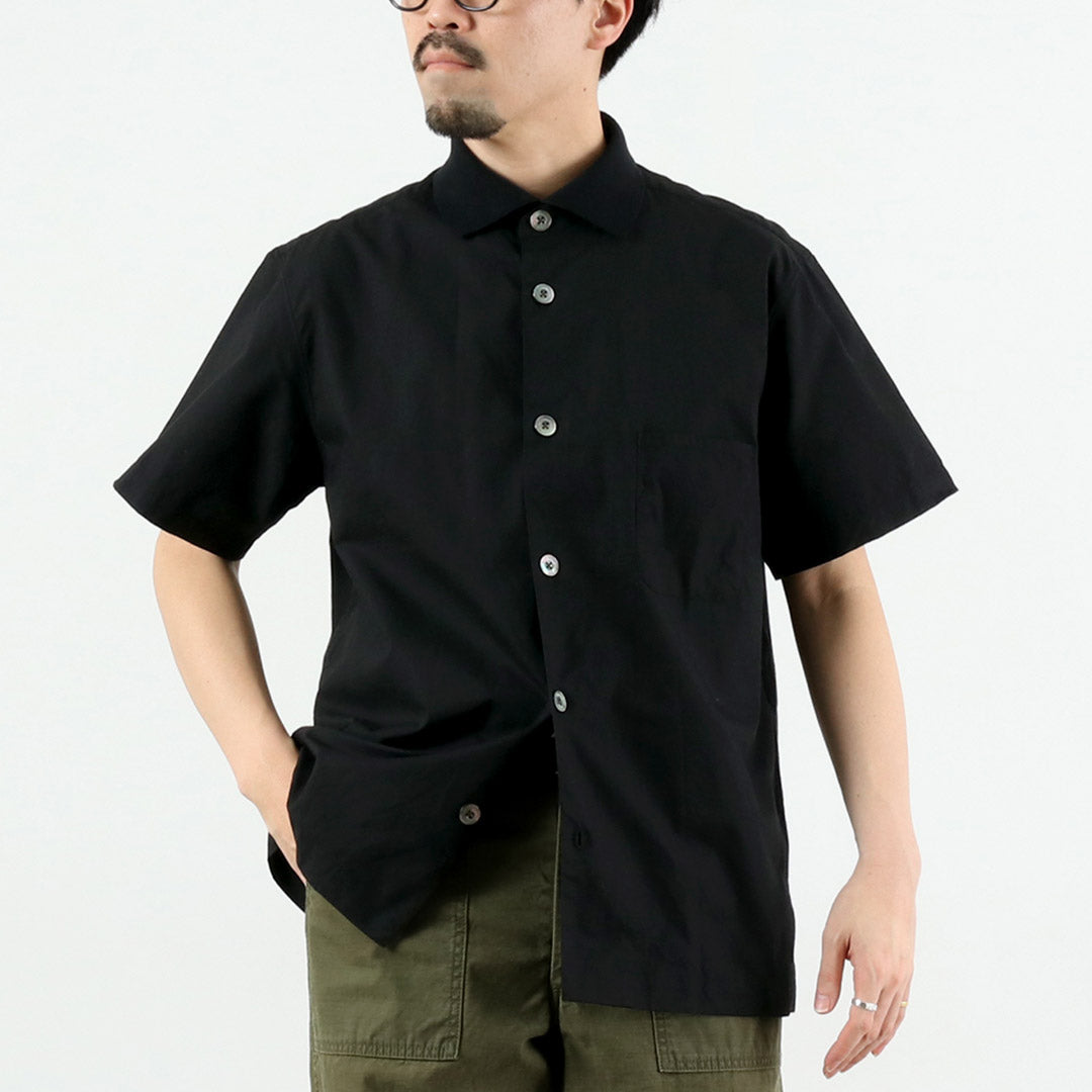 FUJITO / 리브 칼라 립스톱 셔츠