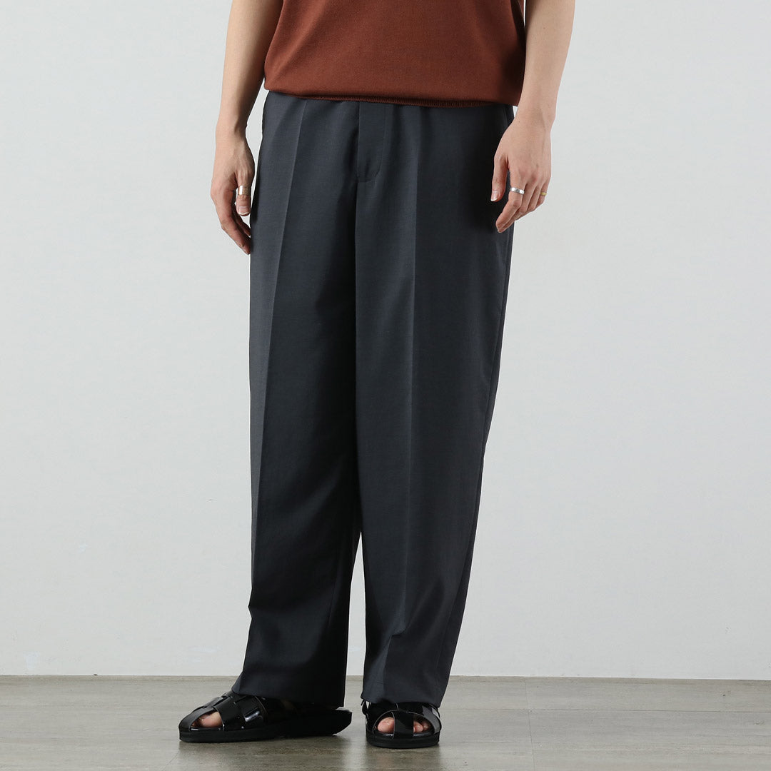 FANTASTICDAYS / Egg Trousers Polyester Linen Pants