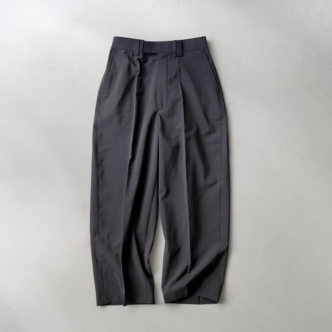 FANTASTICDAYS / Egg Trousers Polyester Linen Pants
