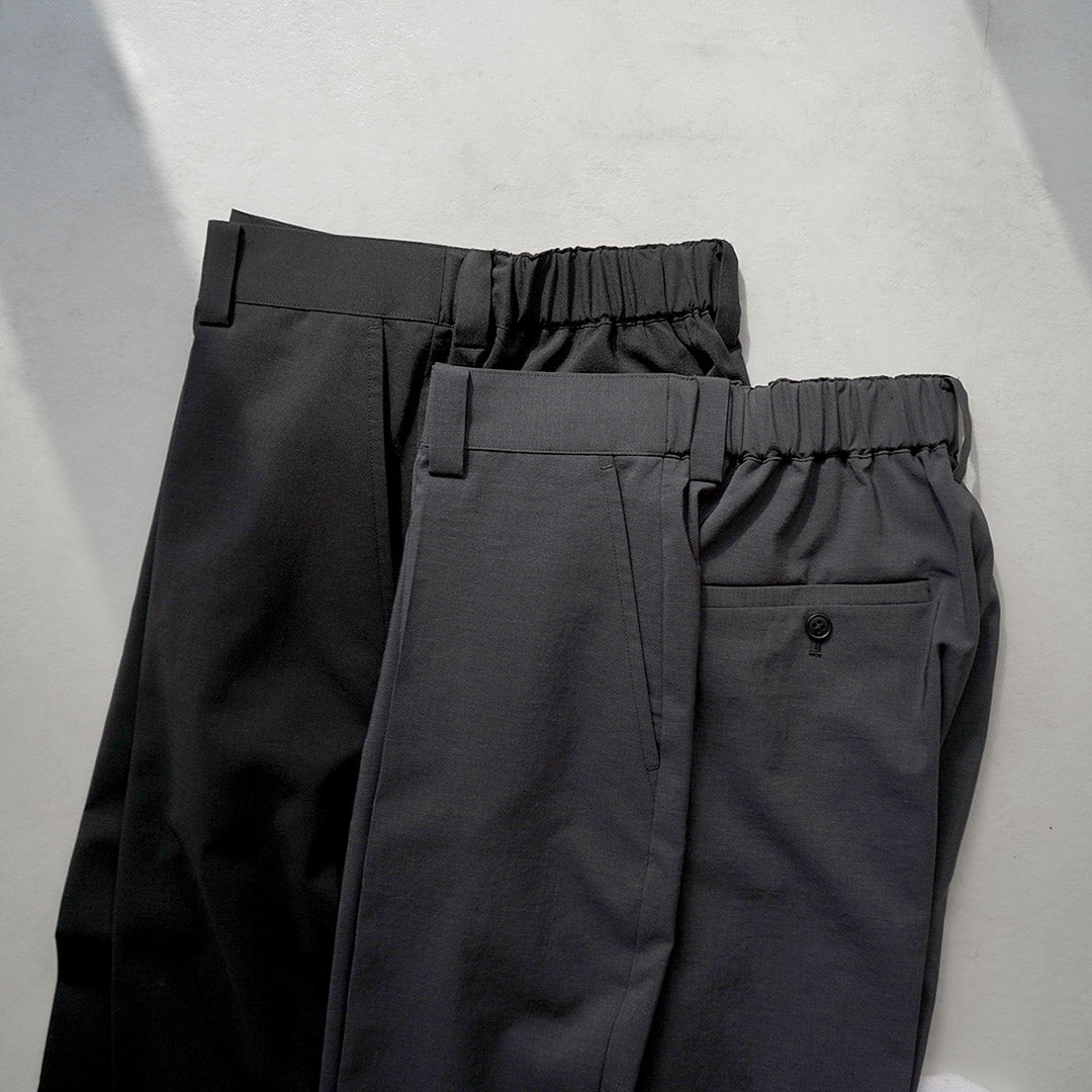 FANTASTICDAYS / Egg Trousers Polyester Linen Pants