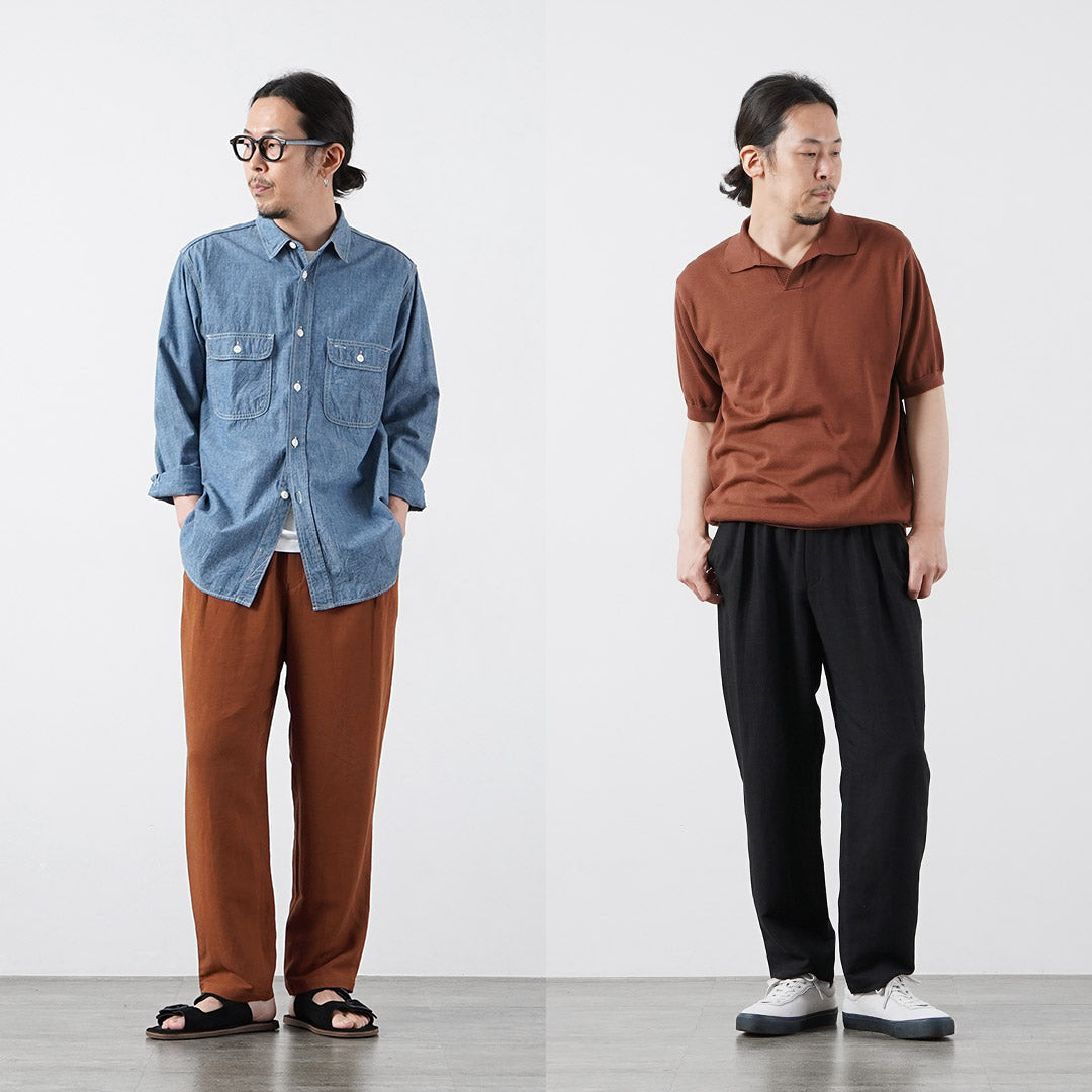FANTASTICDAYS / Breeze Linen Rayon Easy Pants