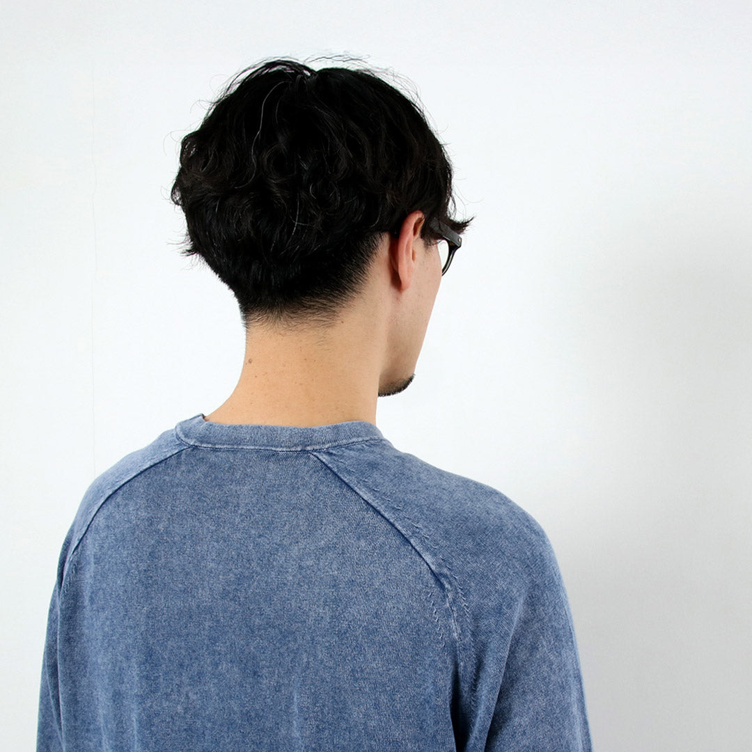 RYE TENDER / Lewis Pigment Dye Raglan Long Sleeve T-Shirt