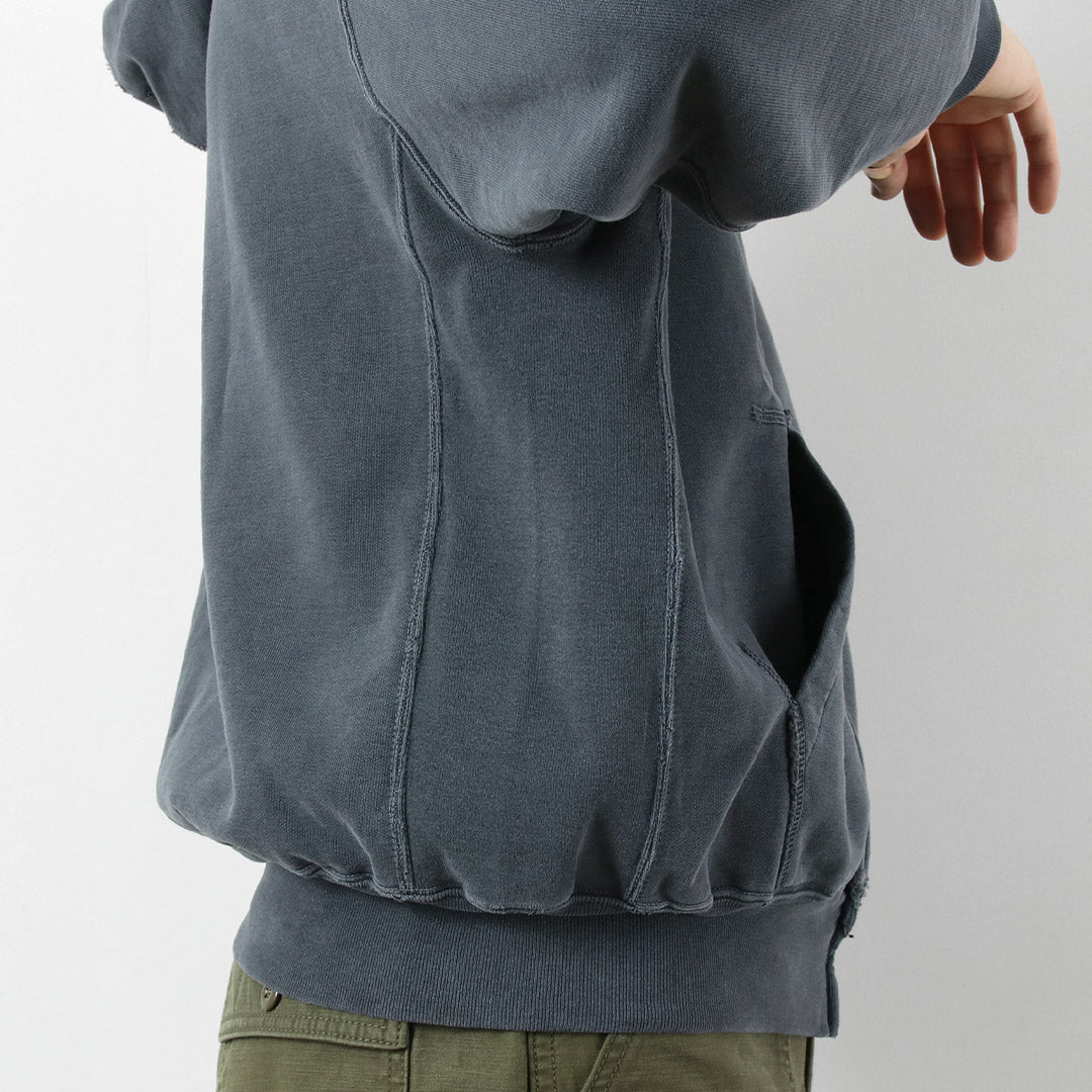 REMI RELIEF / SP 가공 브러쉬드 플리스 지퍼 파카 뉴핏 스웨트셔츠