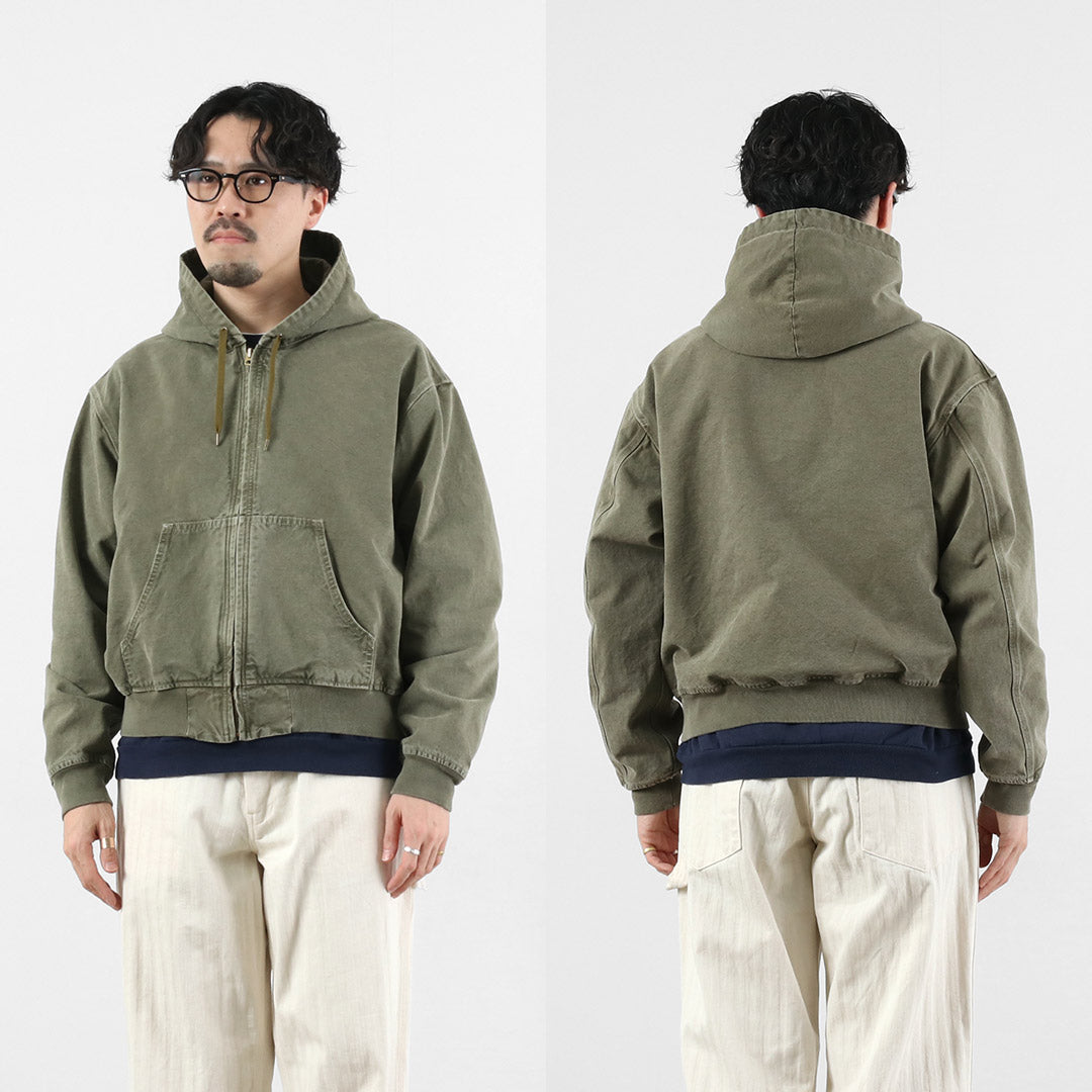 REMI RELIEF / Mil-Spec Duck Zip-Hooded Jacket