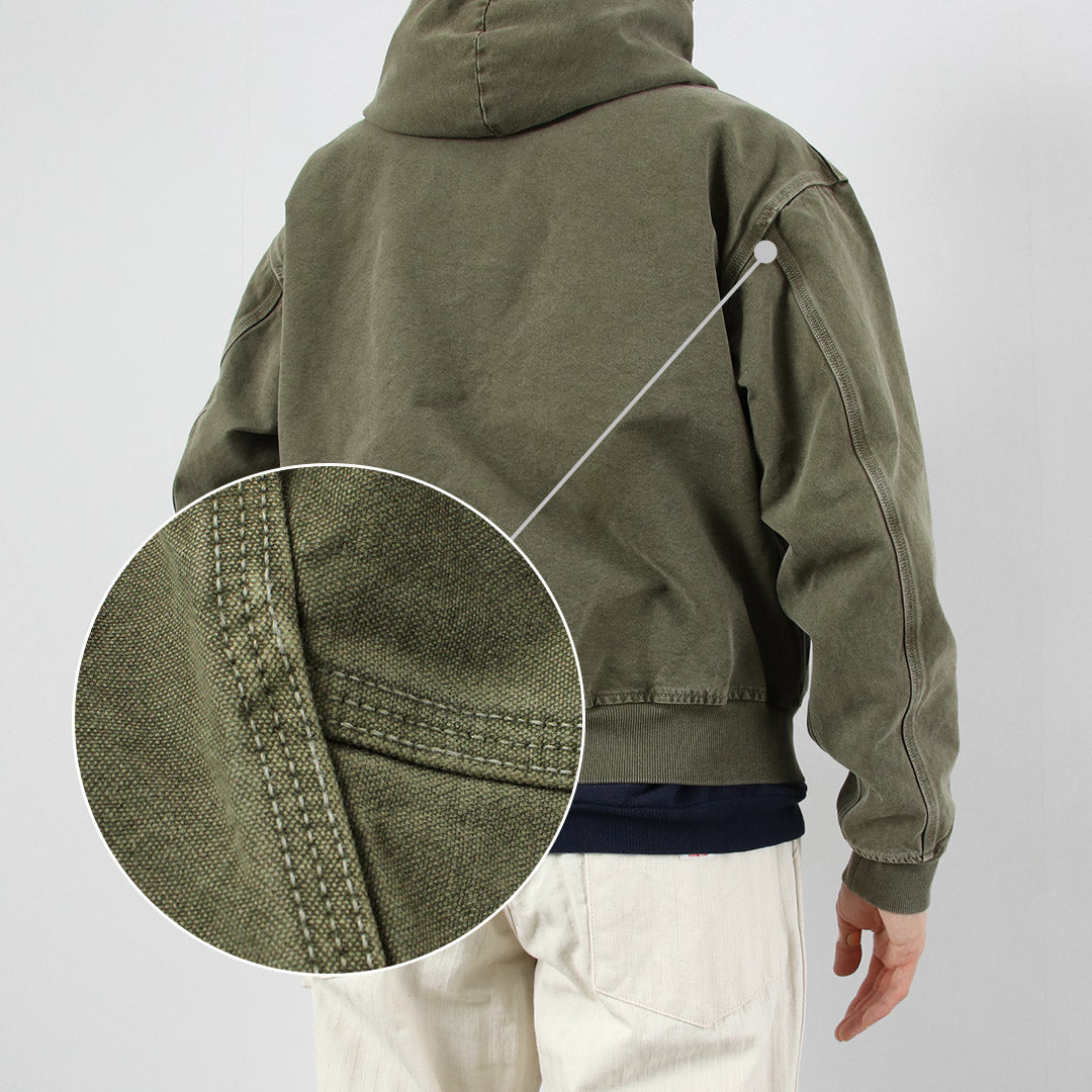 REMI RELIEF / Mil-Spec Duck Zip-Hooded Jacket
