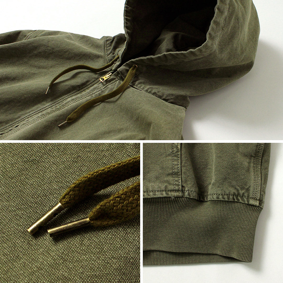 REMI RELIEF / Mil-Spec Duck Zip-Hooded Jacket
