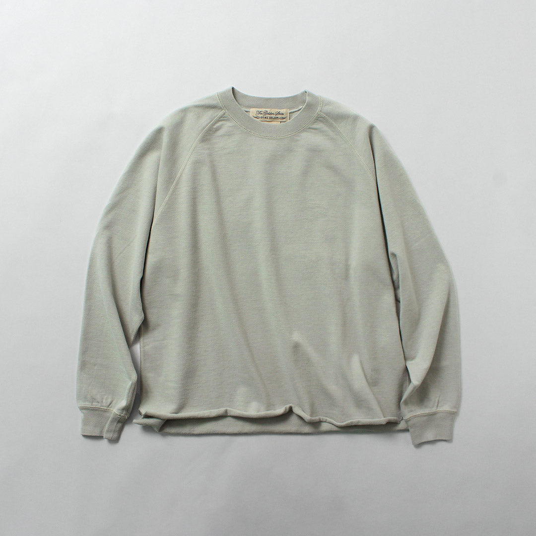 REMI RELIEF / SP 가공 수피마 브러쉬드 플리스 라글란 크루 스웨트셔츠