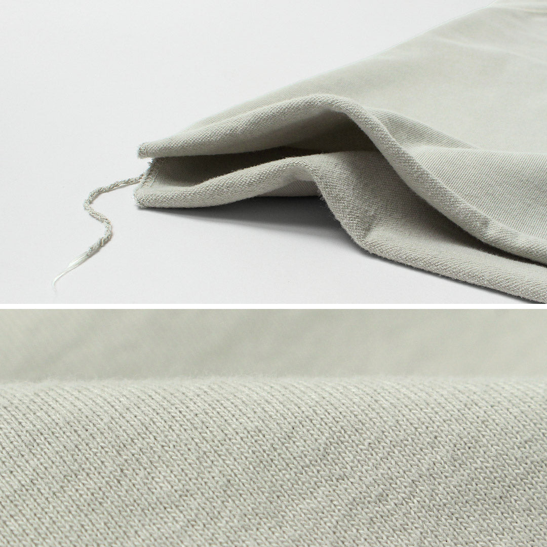 REMI RELIEF / SP 가공 수피마 브러쉬드 플리스 라글란 크루 스웨트셔츠