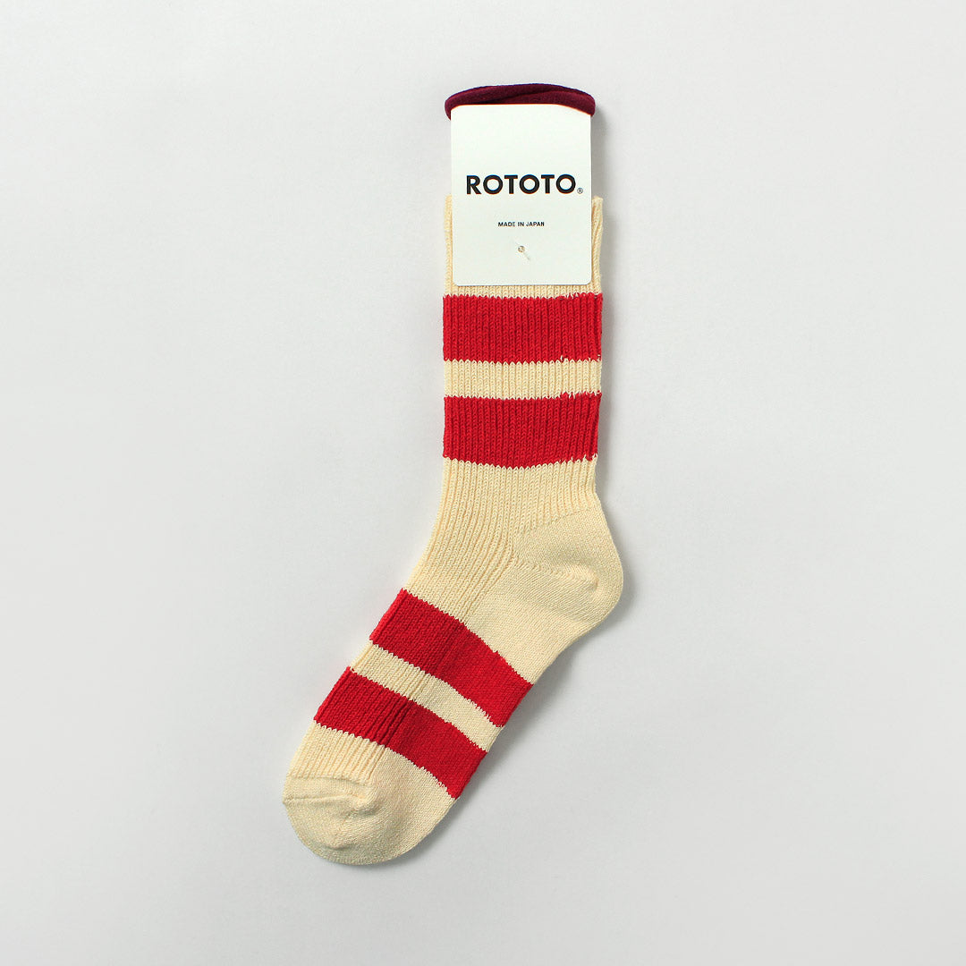 ROTOTO / Chaussettes à rayures en coton recyclé