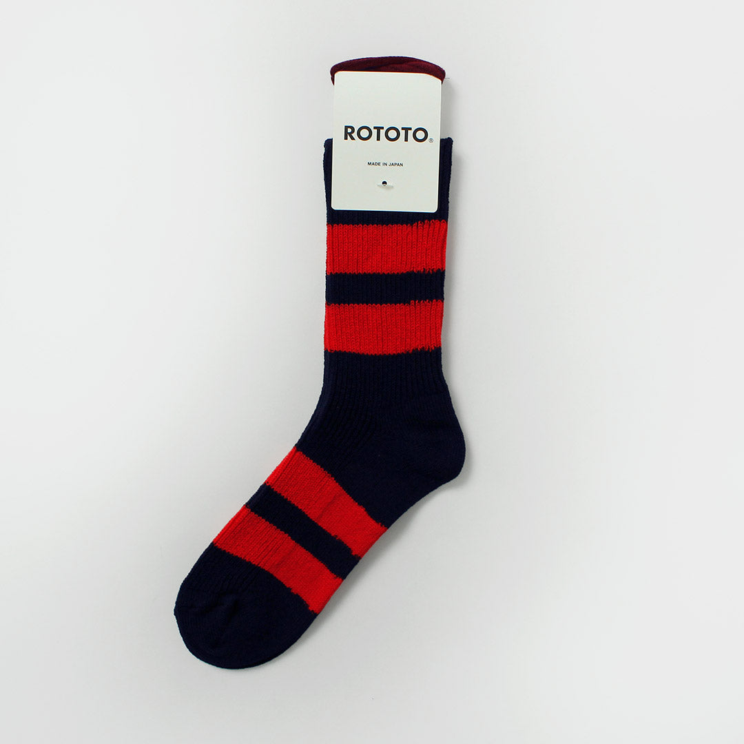ROTOTO / Chaussettes à rayures en coton recyclé