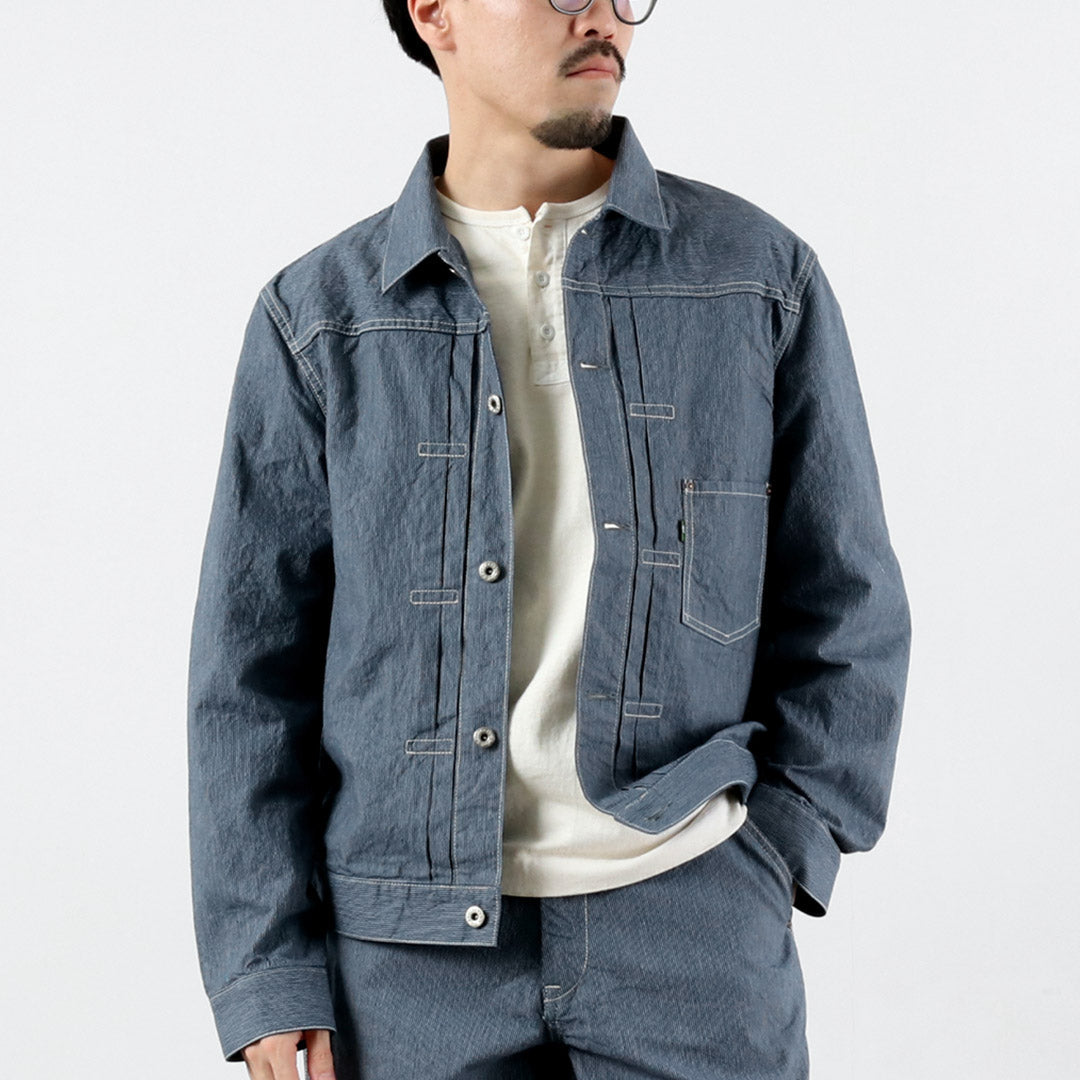 FOB FACTORY / F2463 Chaqueta de primer tipo de nogal americano