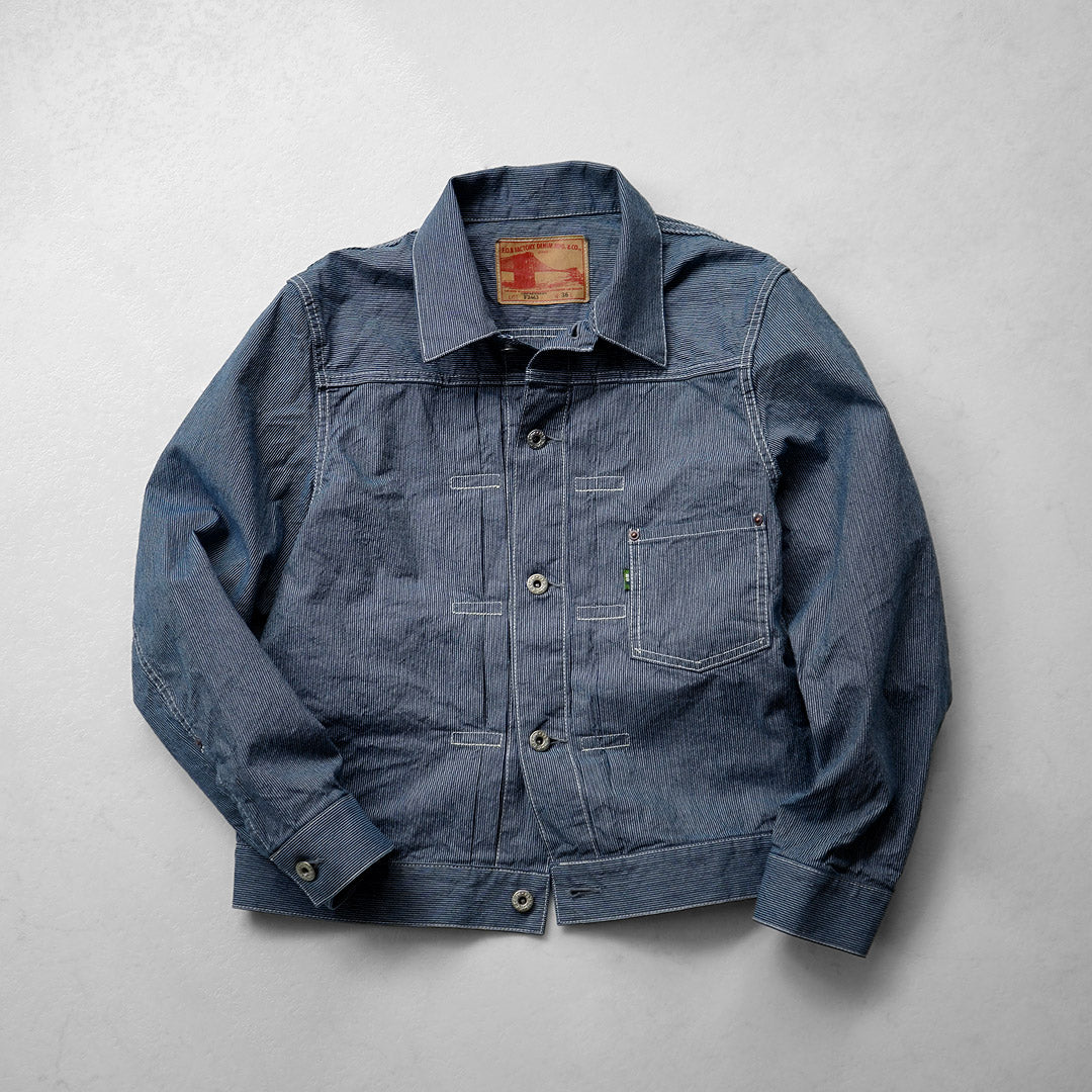 FOB FACTORY / F2463 Chaqueta de primer tipo de nogal americano