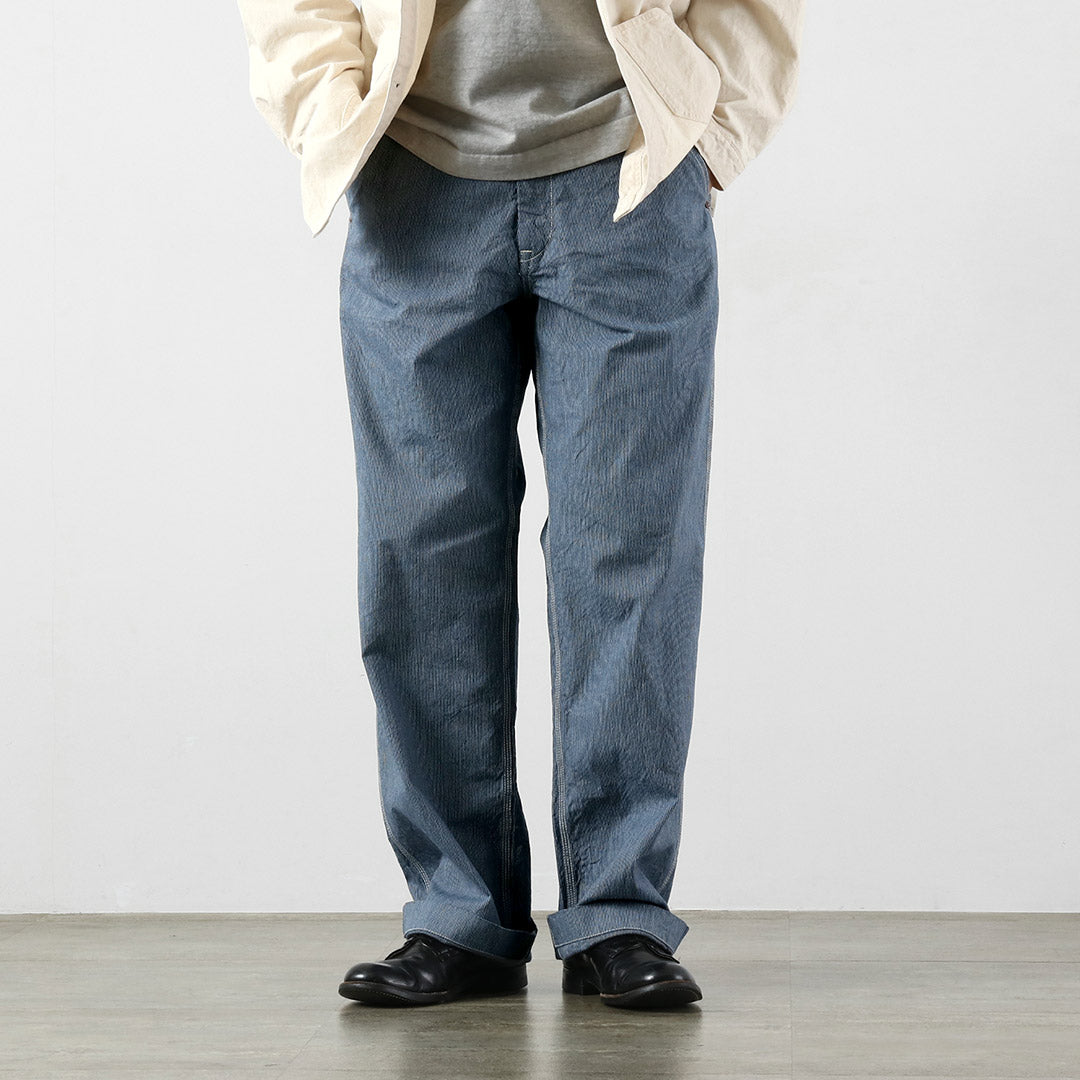 FOB FACTORY / F0548 Hickory Stripe Work Pants