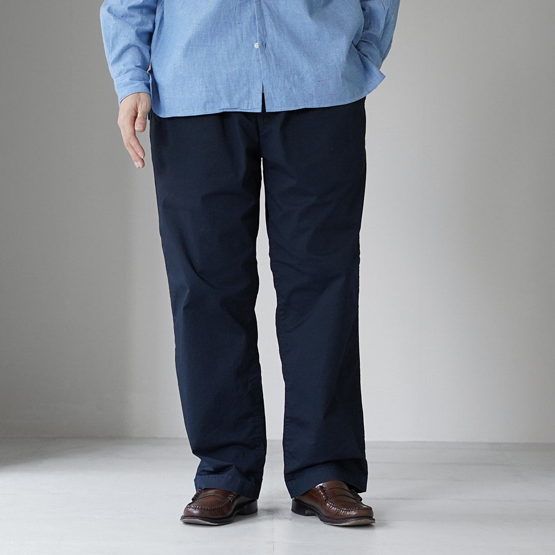 FOB FACTORY / F0549 Pantalon facile en sergé extensible