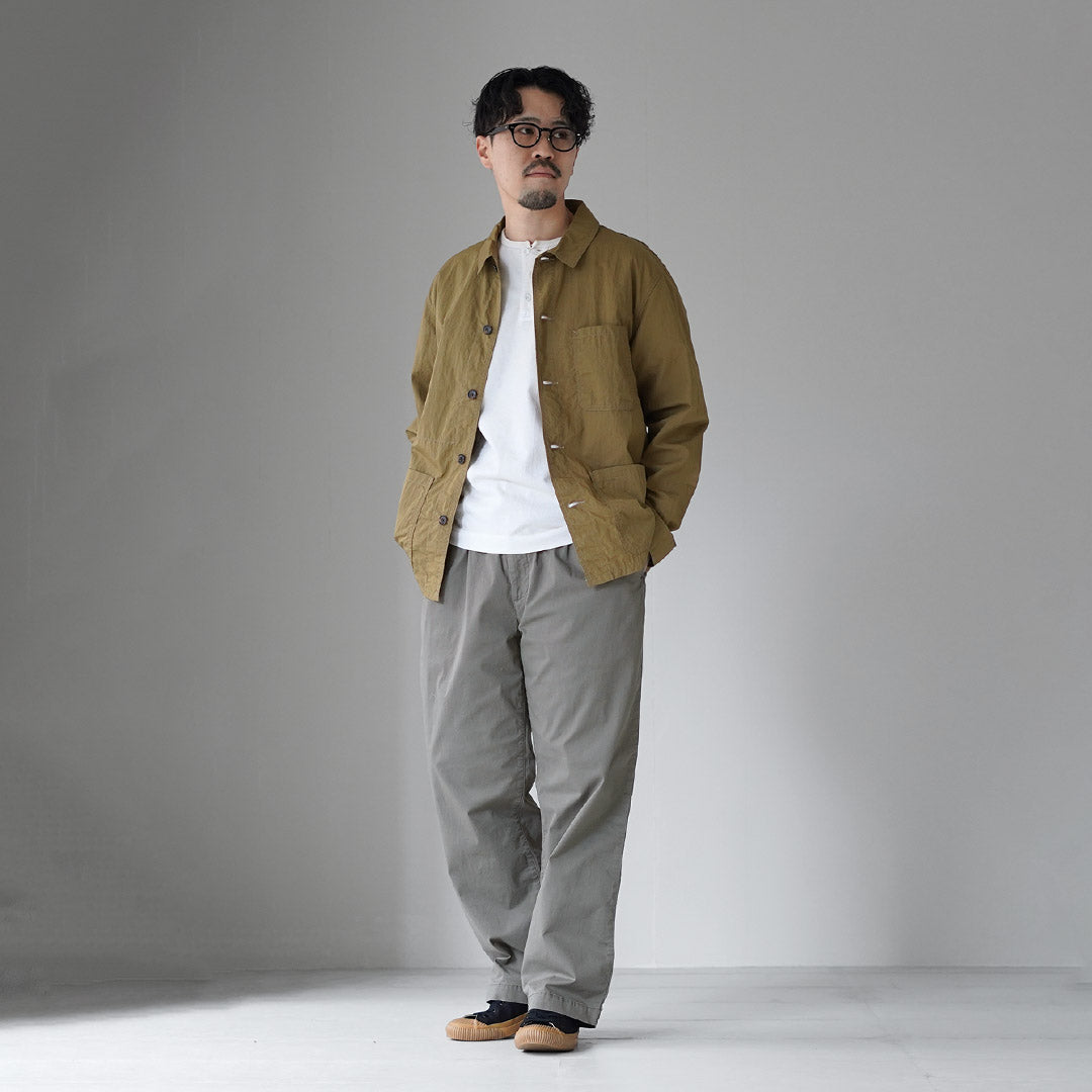 FOB FACTORY / F0549 Pantalon facile en sergé extensible