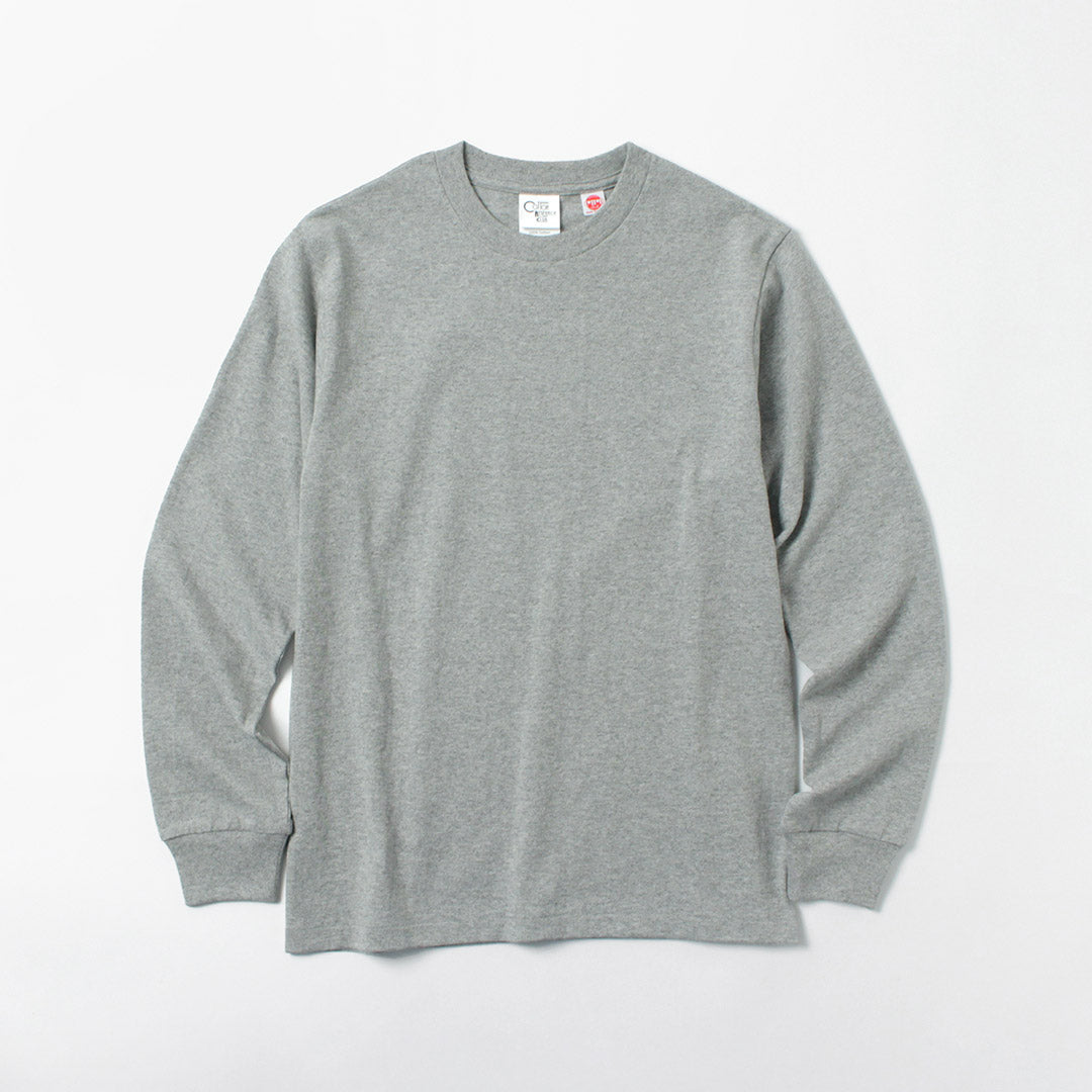 COTTON RESEARCH CLUB / 6.6 oz Long-Sleeved Tubular T-shirt