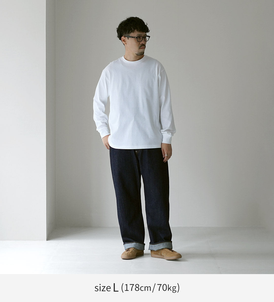 COTTON RESEARCH CLUB / 6.6 oz Long-Sleeved Tubular T-shirt