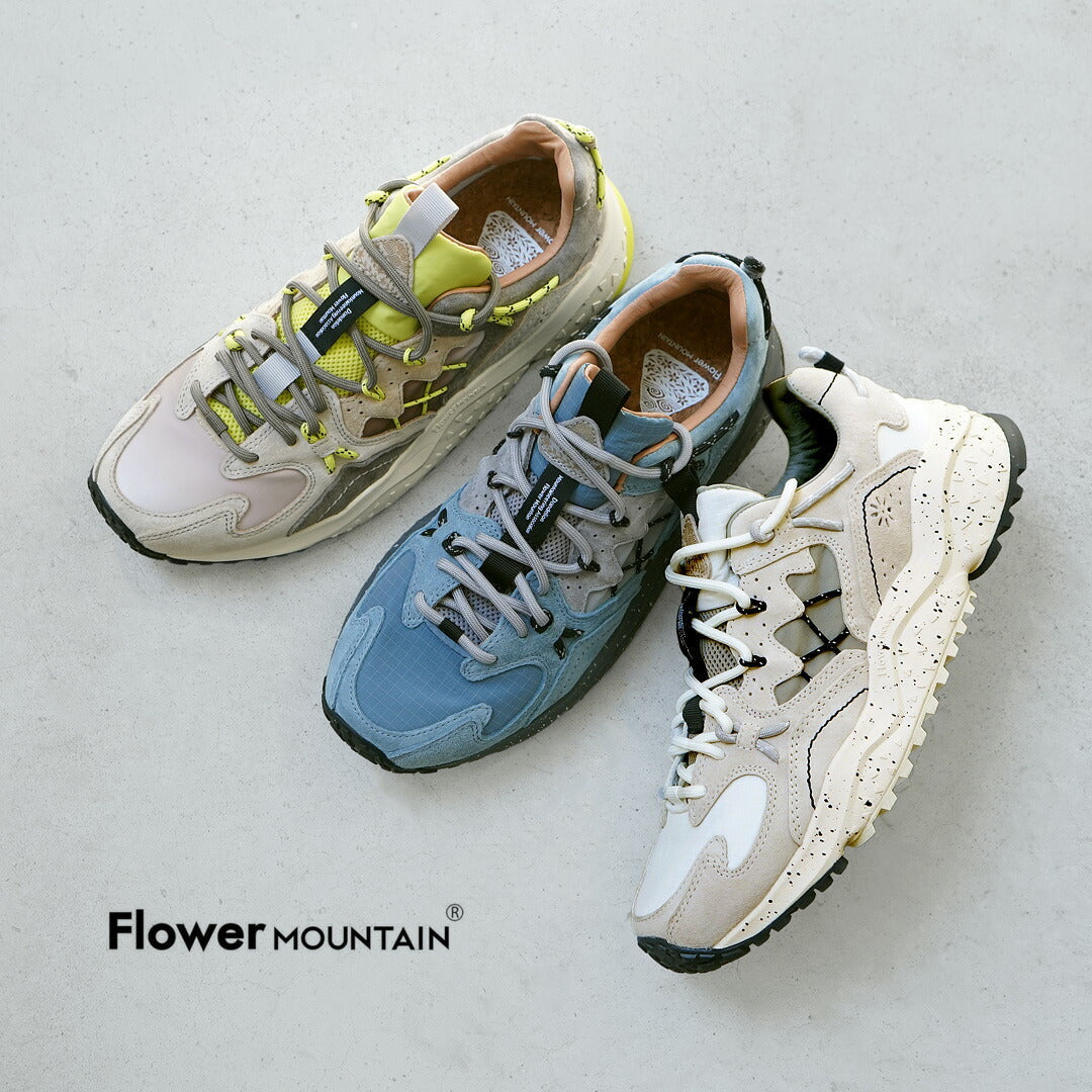 FLOWER MOUNTAIN / Yamabushi 防撕裂尼龍覆蓋皮革運動鞋