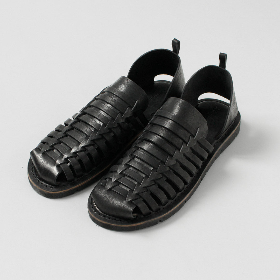 L'ANGOLO DEL CUOIO / Intrecciato Leather Sandals