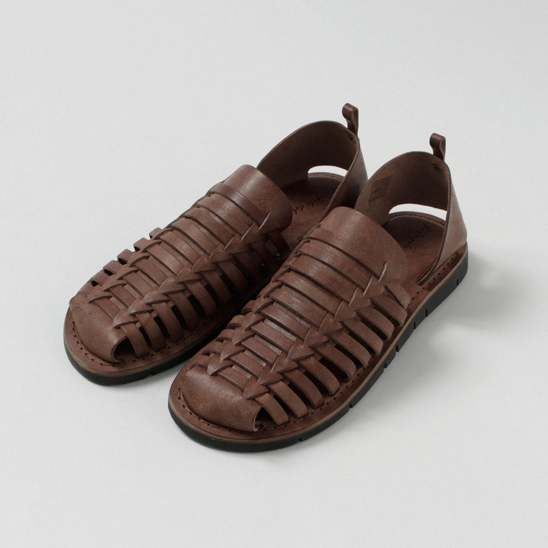 L'ANGOLO DEL CUOIO / Intrecciato Leather Sandals