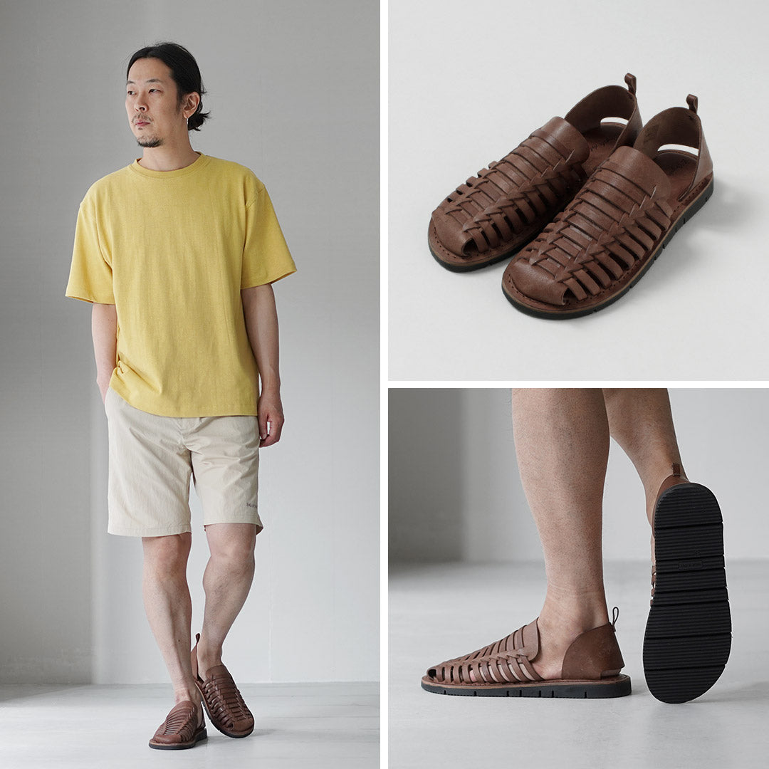 L'ANGOLO DEL CUOIO / Intrecciato Leather Sandals