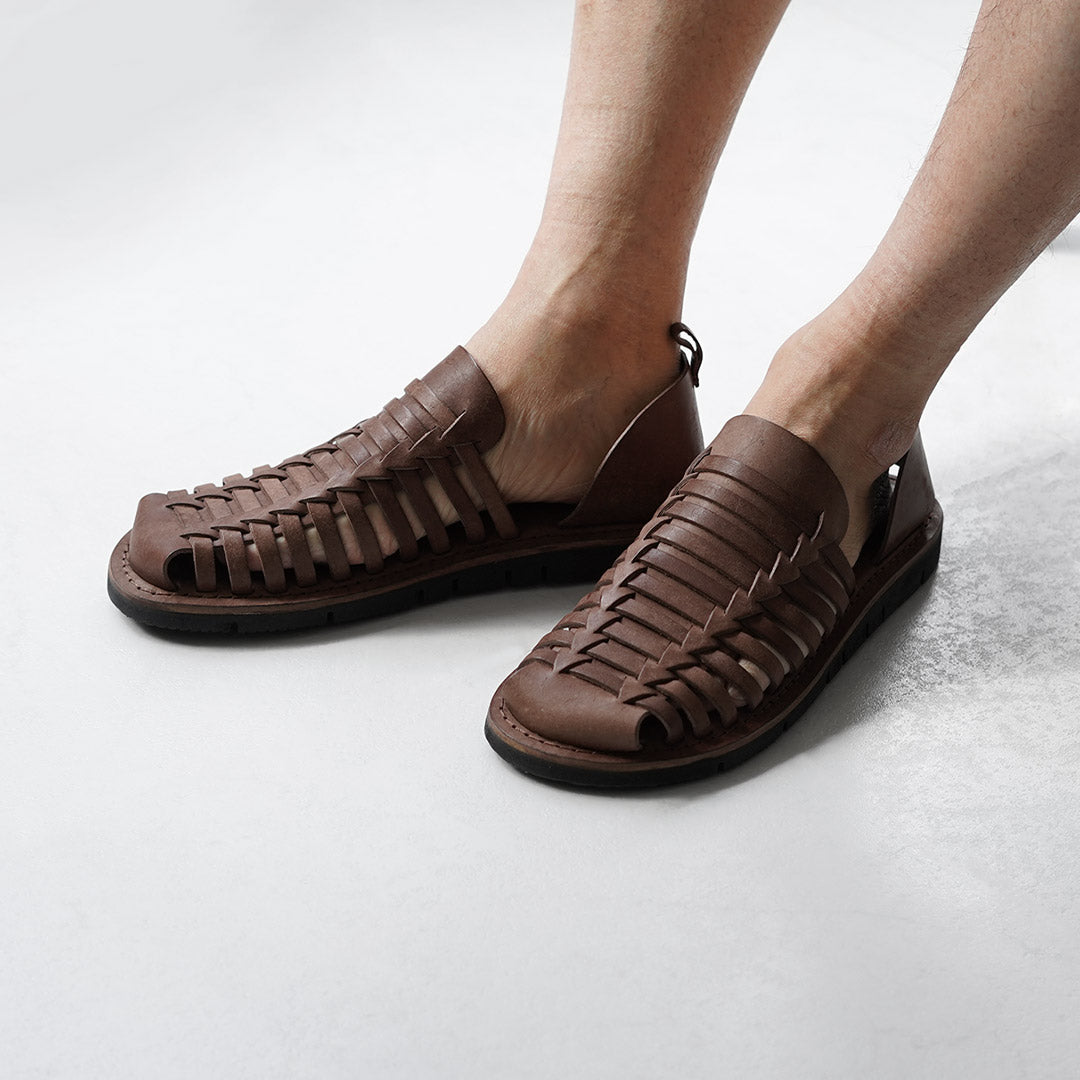 L'ANGOLO DEL CUOIO / Intrecciato Leather Sandals