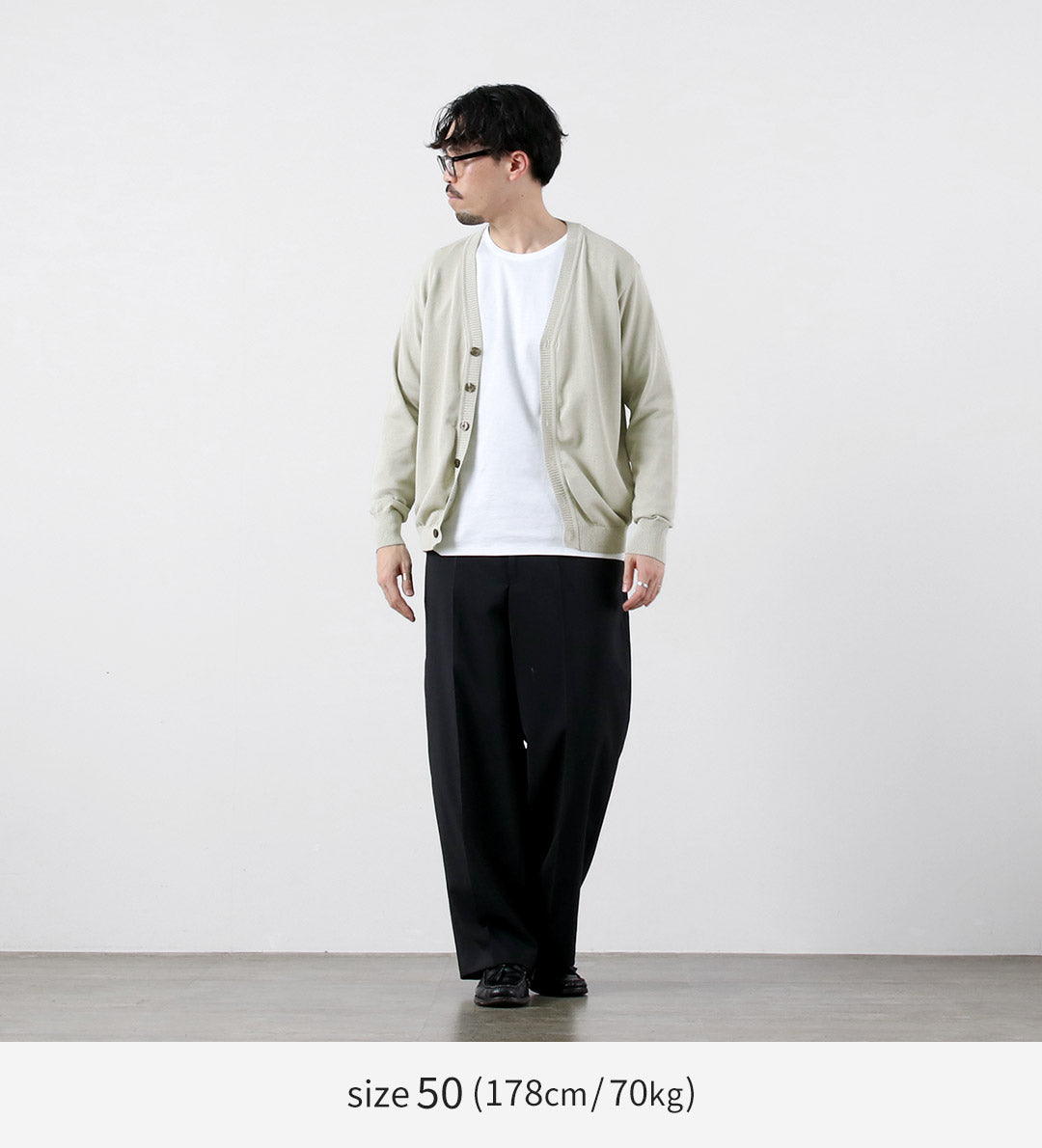 RINASCENTE / Cárdigan híbrido de punto lavable