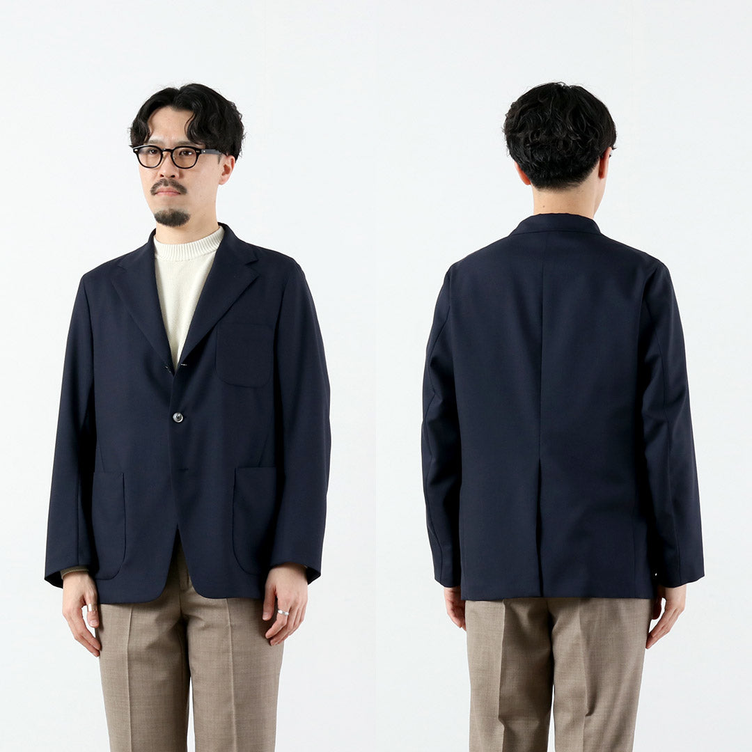 D.C.WHITE / 서머 울 언스트럭처드 재킷