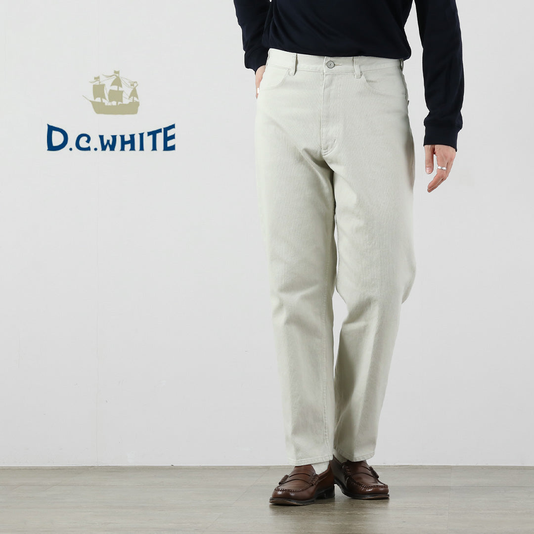 D.C.WHITE / Pantalón Campus Piqué