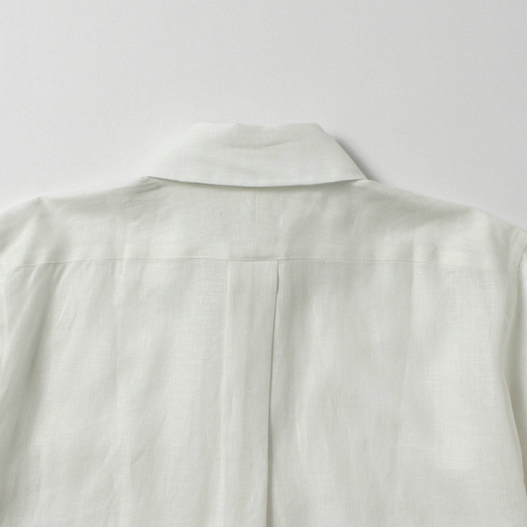 D.C.WHITE / Newport Linen Regular Collar Shirt