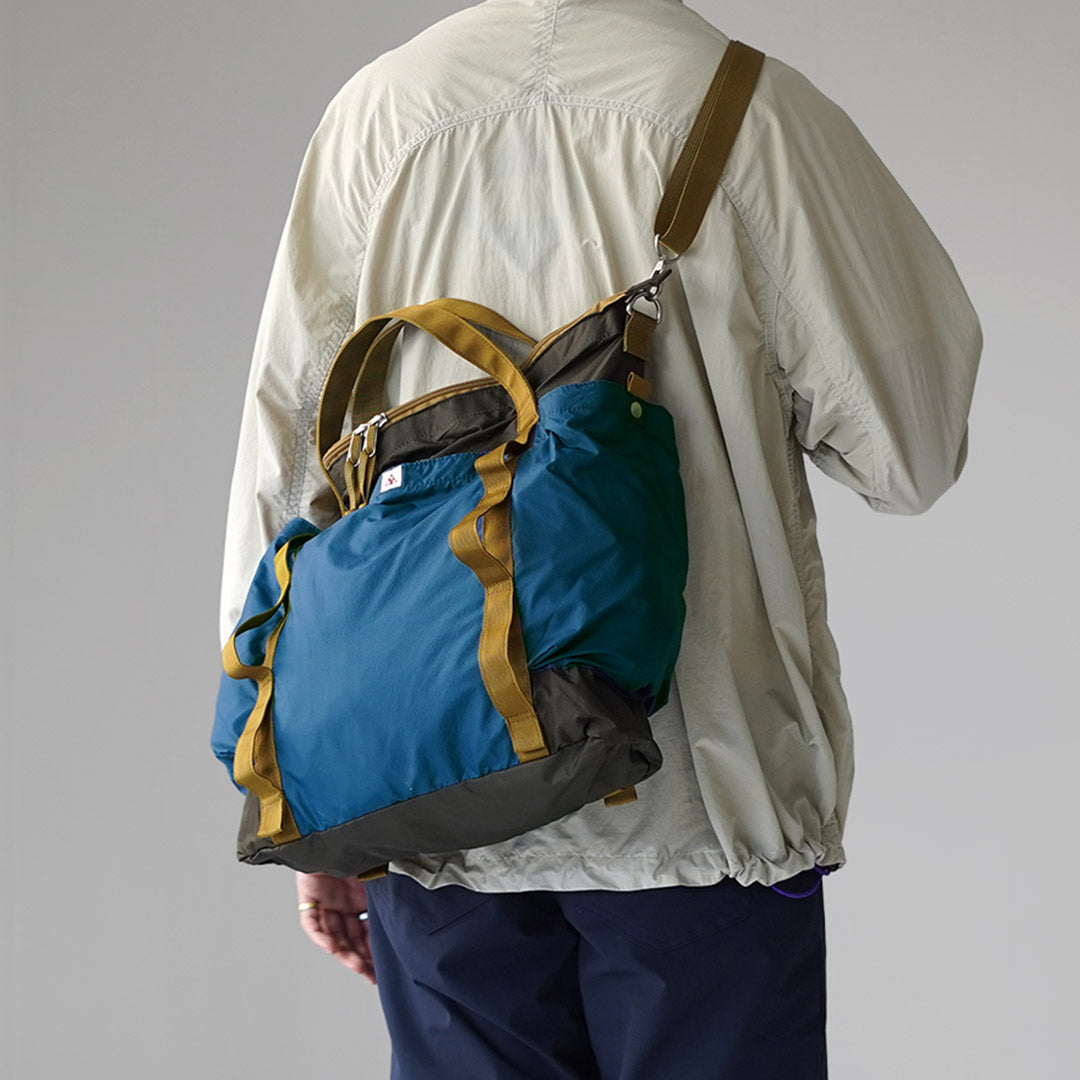 ILL ONE EIGHTY / Double Layer Flight Bag Shoulder Tote 2-Way