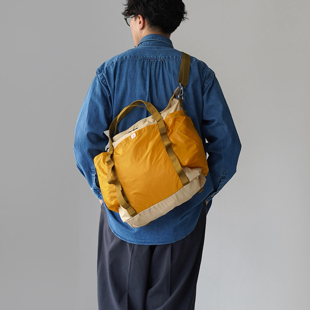 ILL ONE EIGHTY / Double Layer Flight Bag Shoulder Tote 2-Way