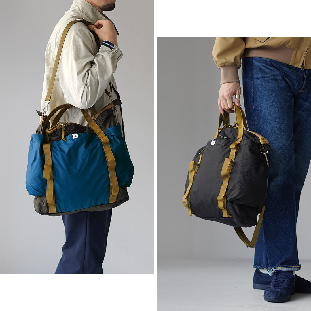 ILL ONE EIGHTY / Double Layer Flight Bag Shoulder Tote 2-Way