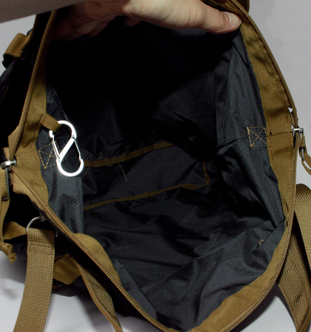 ILL ONE EIGHTY / Double Layer Flight Bag Shoulder Tote 2-Way