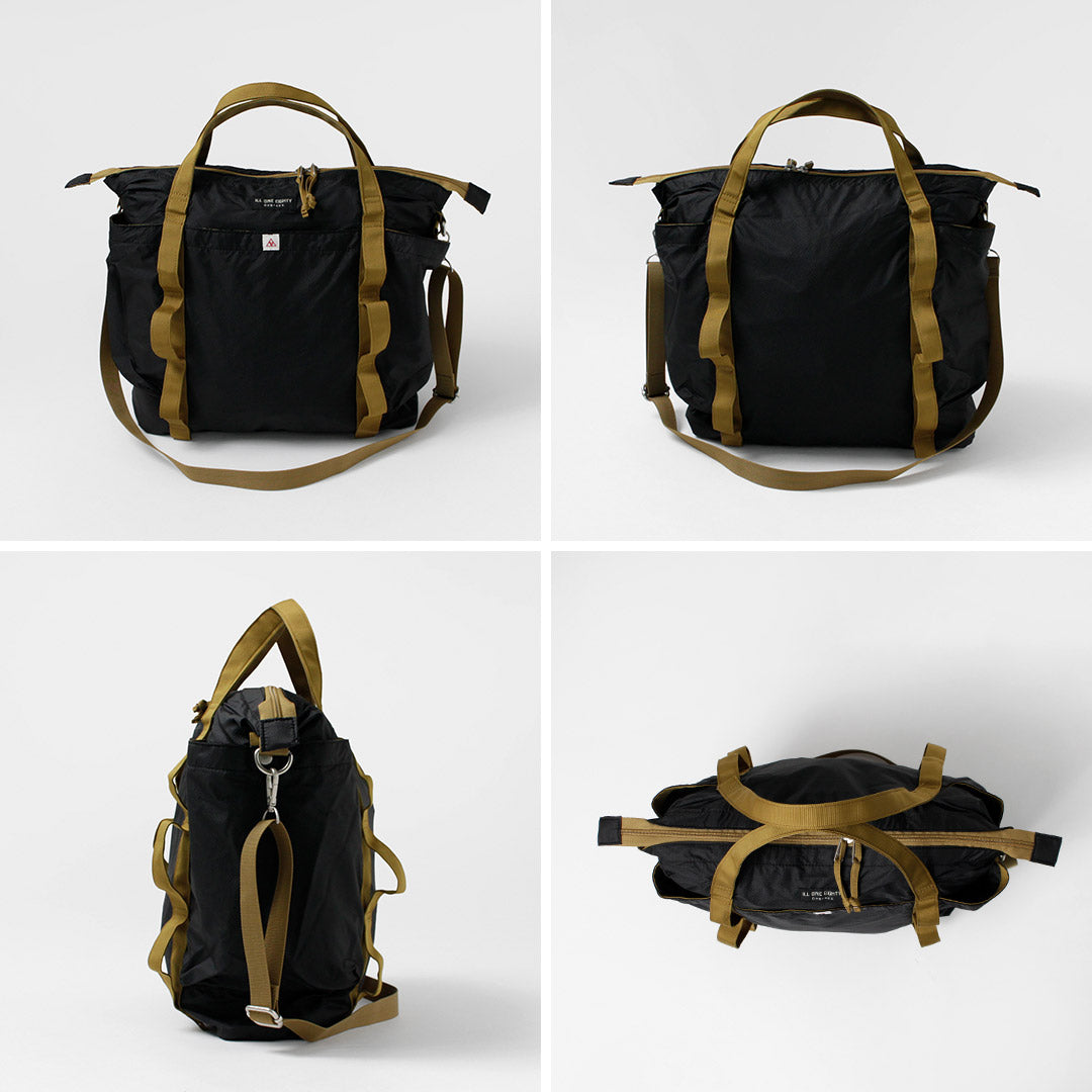 ILL ONE EIGHTY / Double Layer Flight Bag Shoulder Tote 2-Way