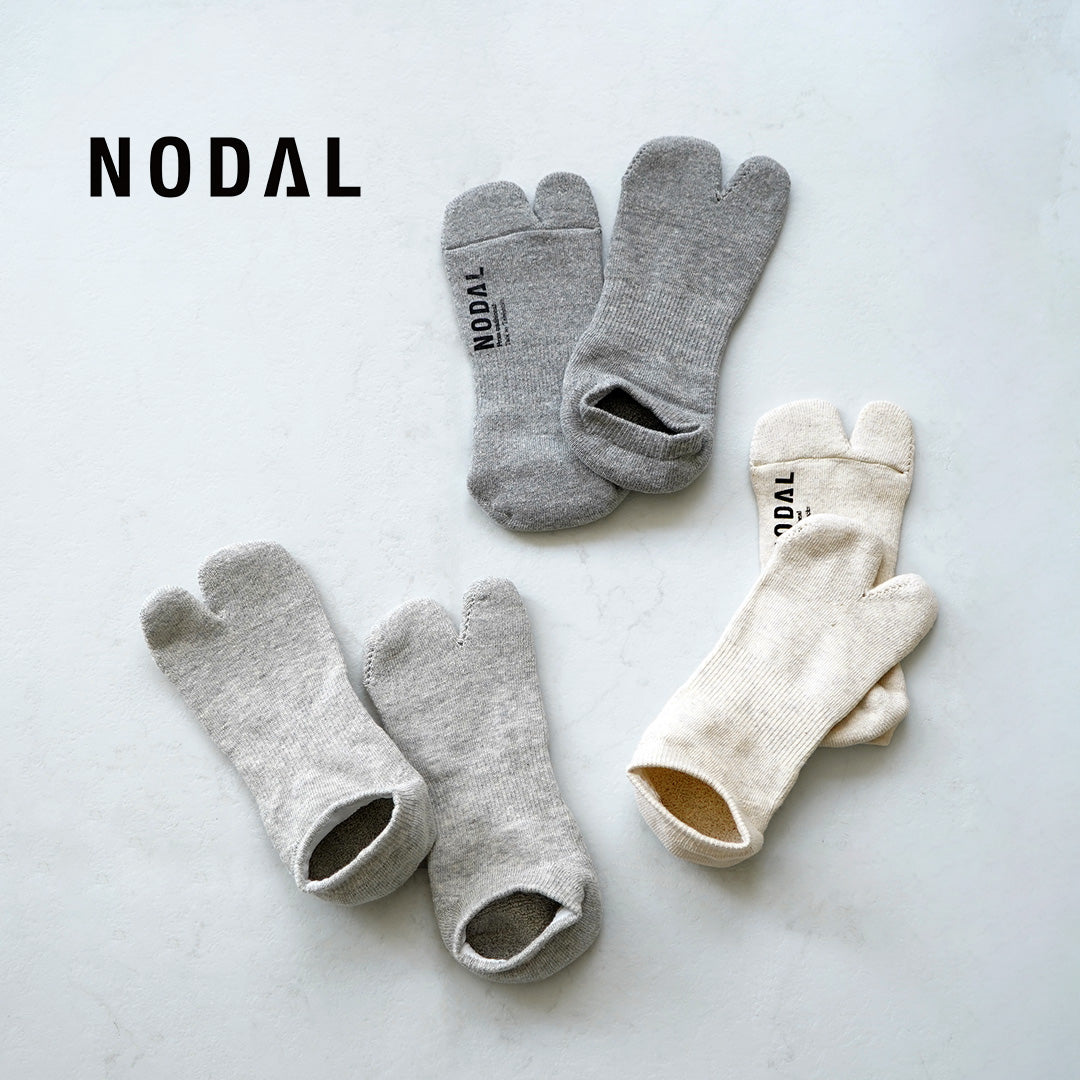 NODAL / Raffy Heather Cotton 3-Pack Ankle Socks