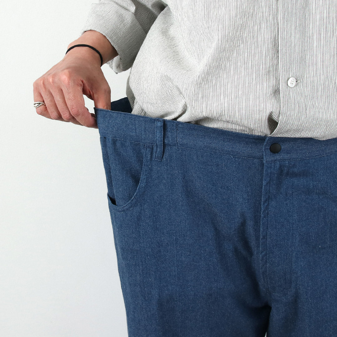 BASISBROEK / Albion 8oz 牛仔半寬休閒褲