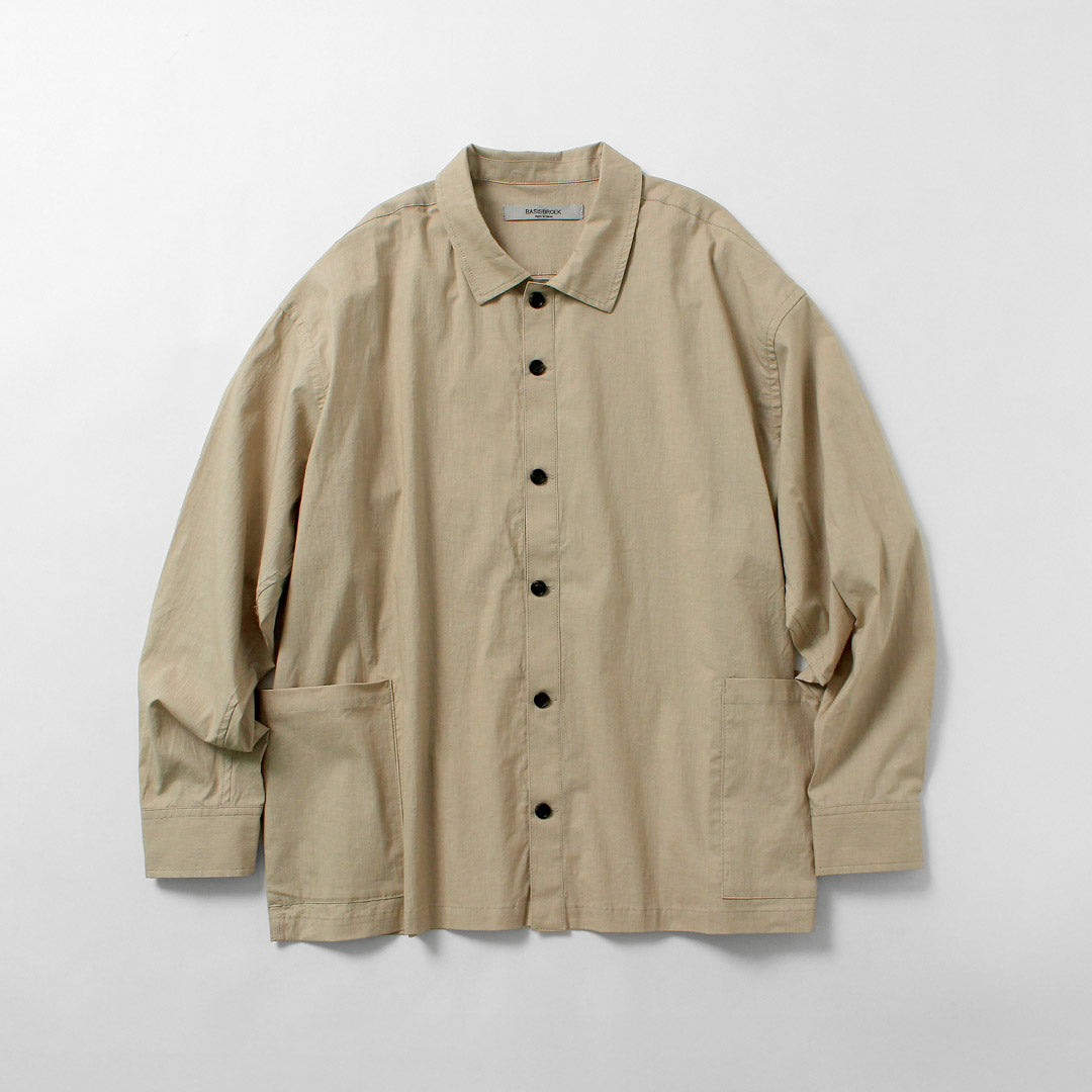 BASISBROEK / Orgen Cotton Linen Shirt Jacket